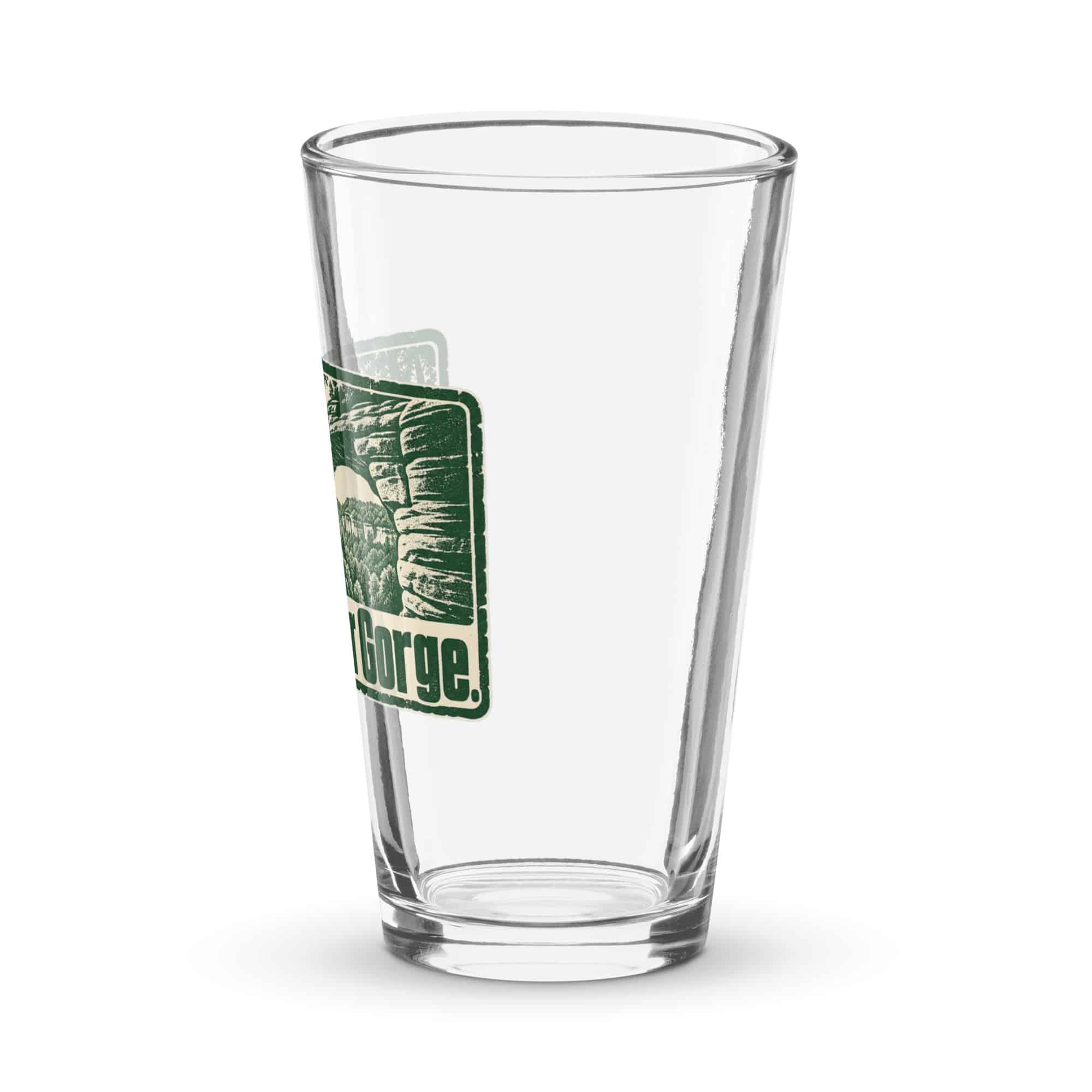 Red River Gorge Pint Glass: Red River Gorge, Forest Ink Stamp