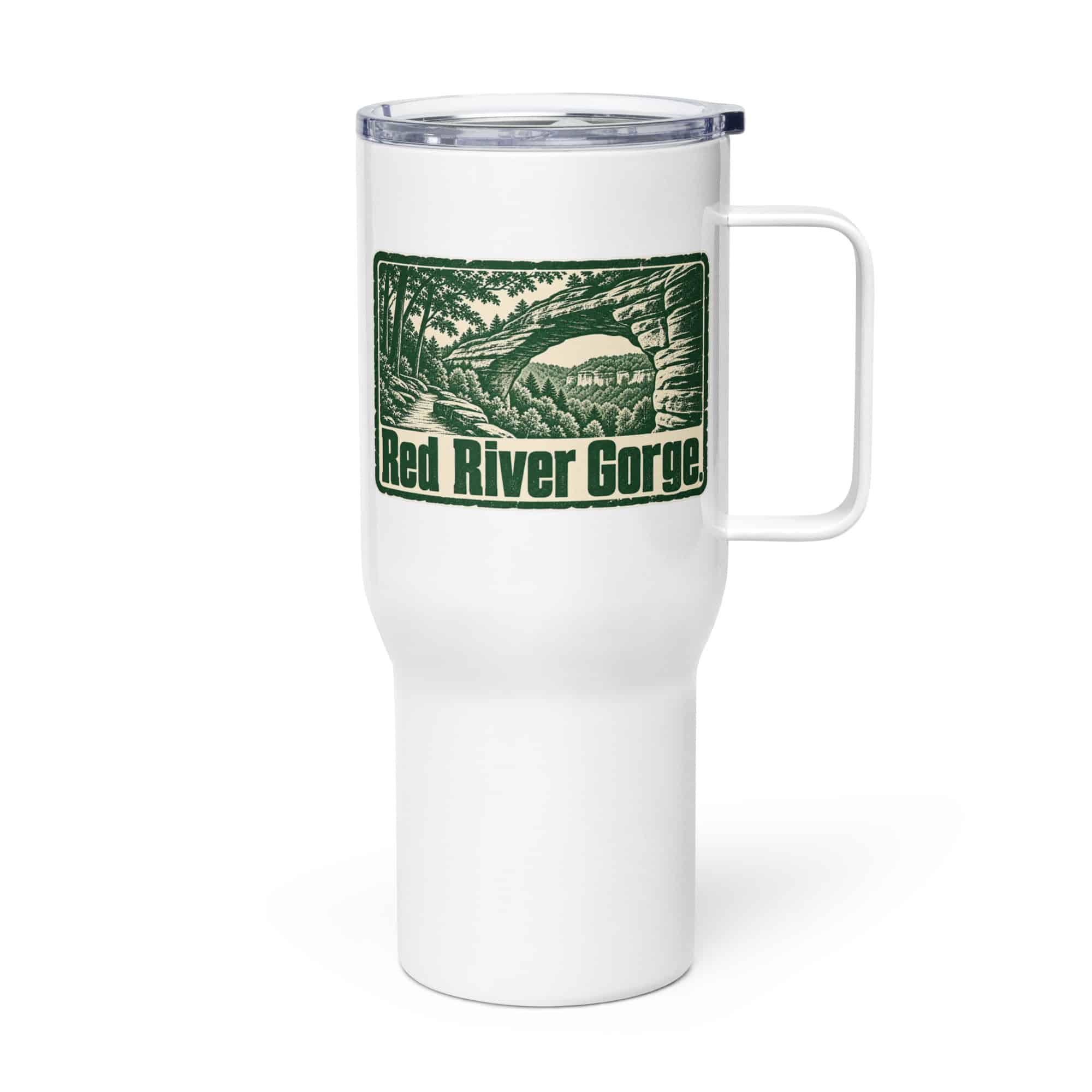 Red River Gorge Travel Mug: Red River Gorge, Forest Ink Stamp