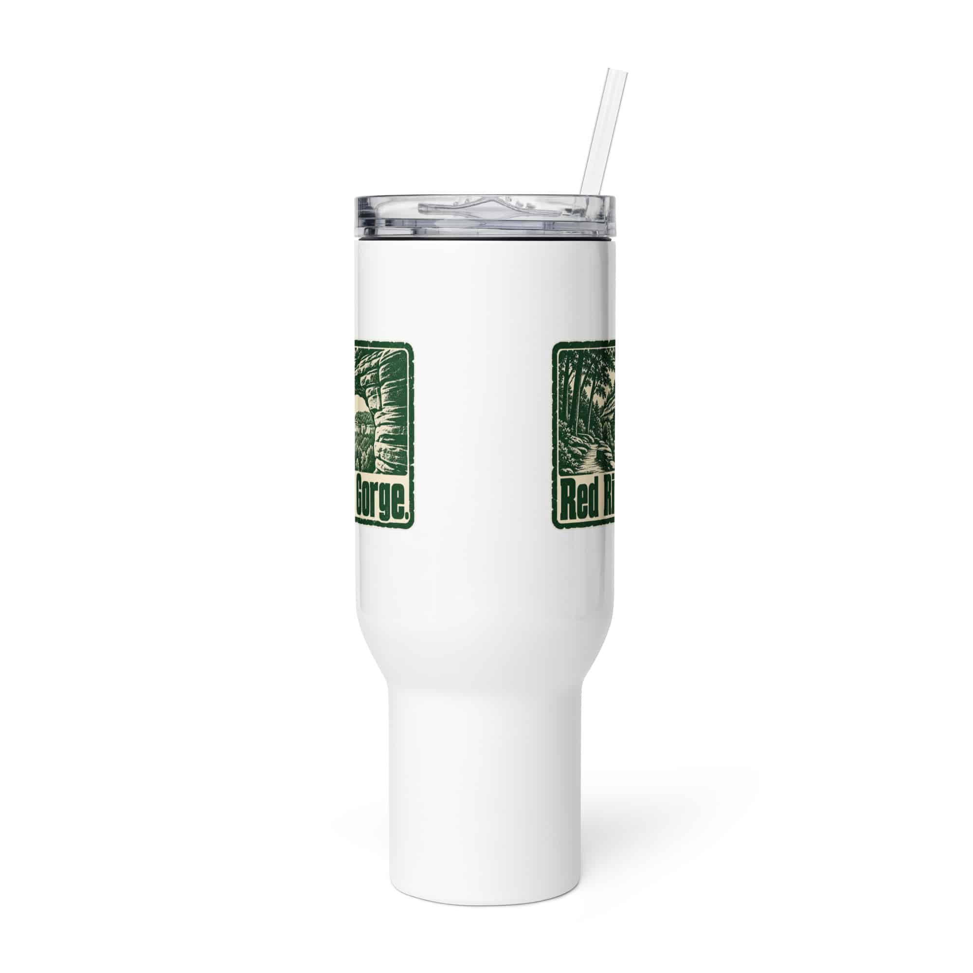 Red River Gorge Travel Mug: Red River Gorge, Forest Ink Stamp