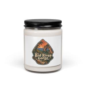 Red River Gorge Soy Wax Candle: Red River Gorge, Scenic Shield Badge - 9oz - Main