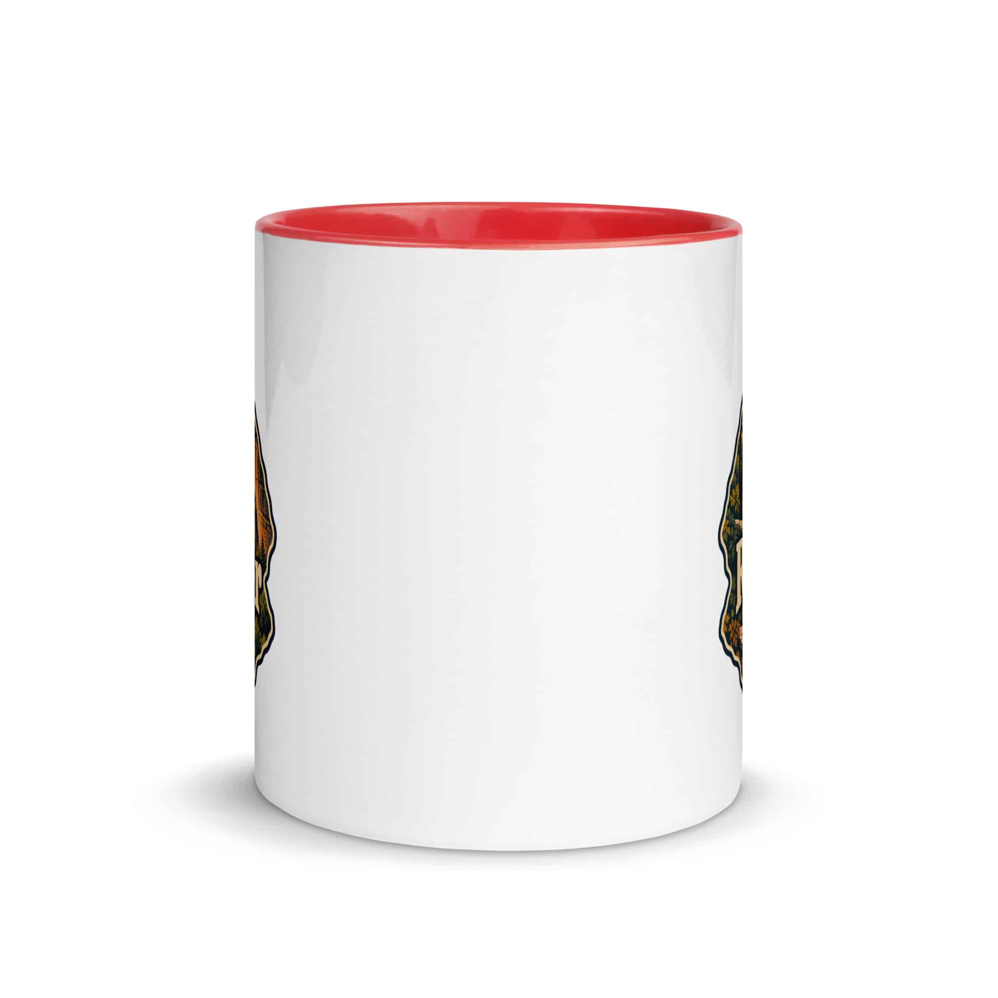 Red River Gorge Color Inside Coffee Mug: Red River Gorge, Scenic Shield Badge