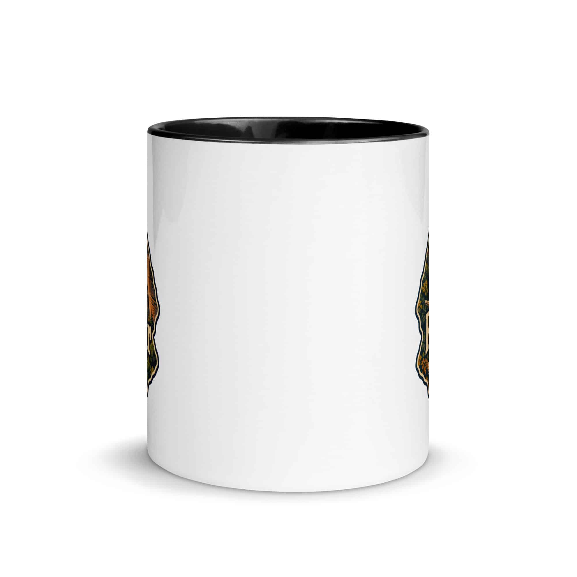 Red River Gorge Color Inside Coffee Mug: Red River Gorge, Scenic Shield Badge