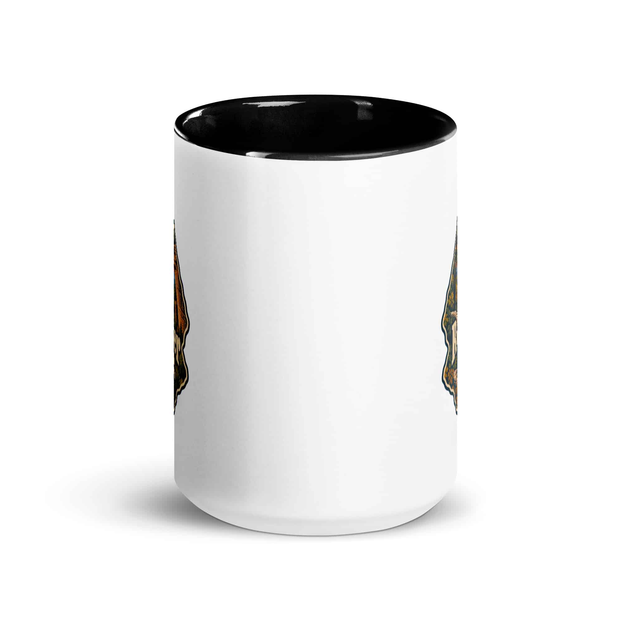 Red River Gorge Color Inside Coffee Mug: Red River Gorge, Scenic Shield Badge