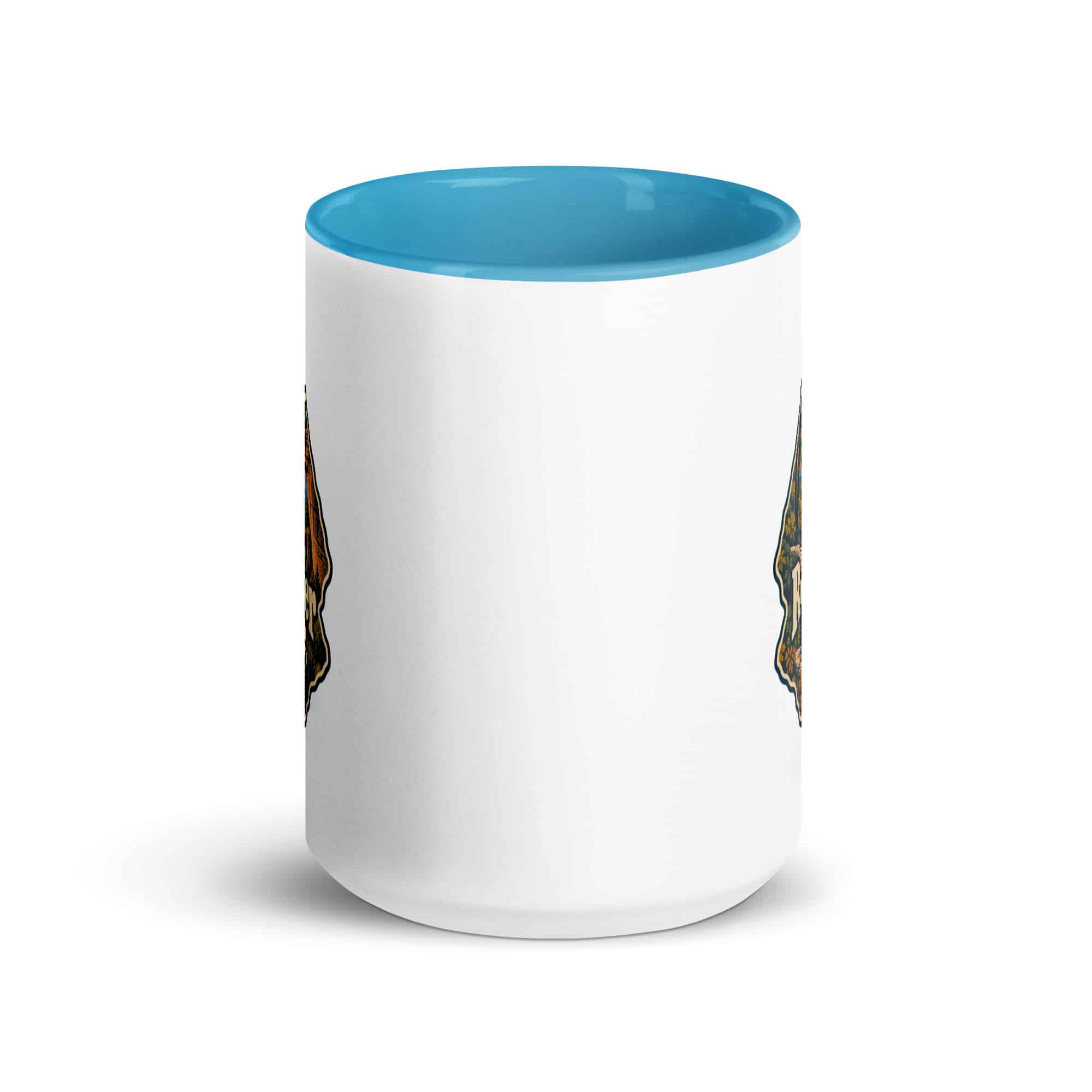 Red River Gorge Color Inside Coffee Mug: Red River Gorge, Scenic Shield Badge