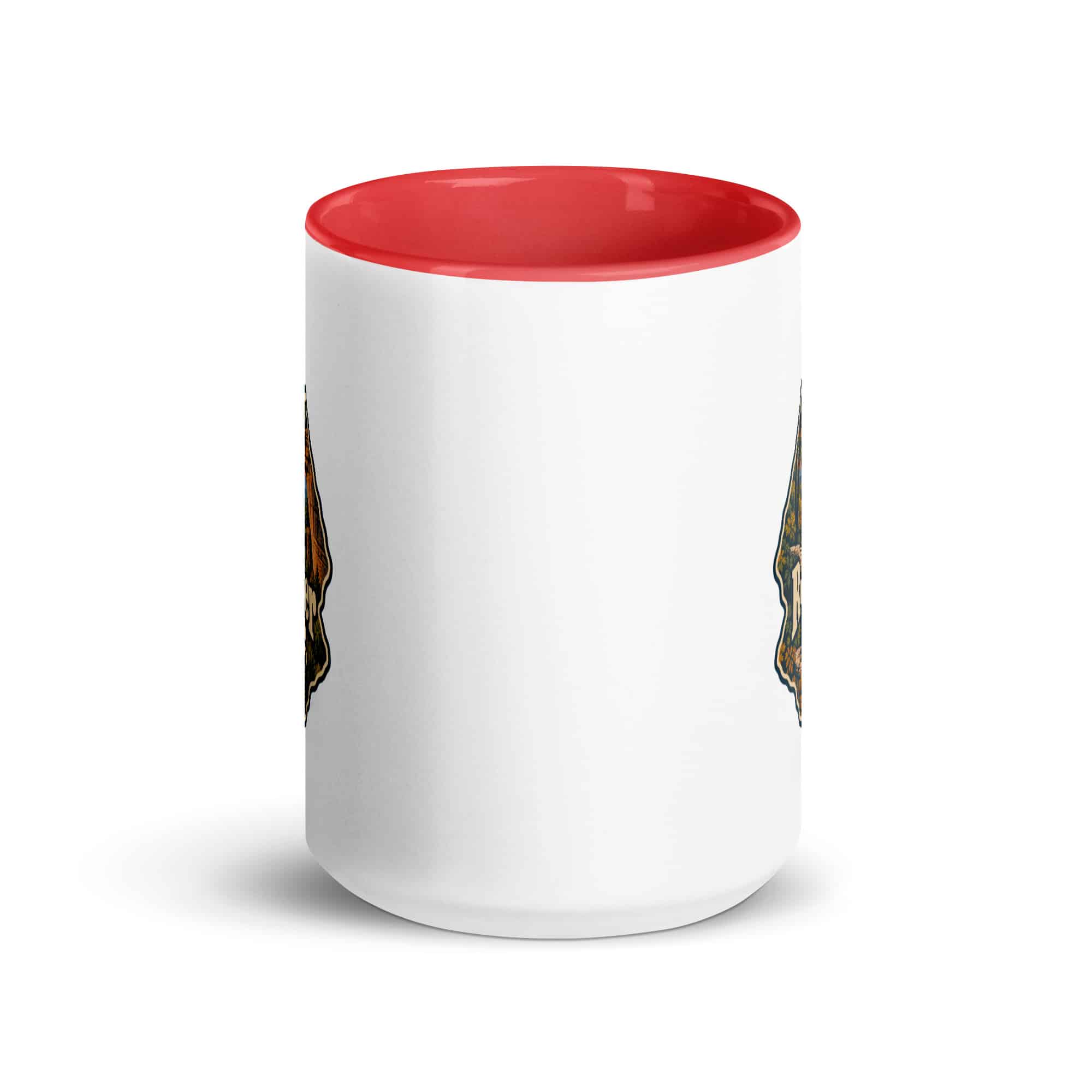 Red River Gorge Color Inside Coffee Mug: Red River Gorge, Scenic Shield Badge