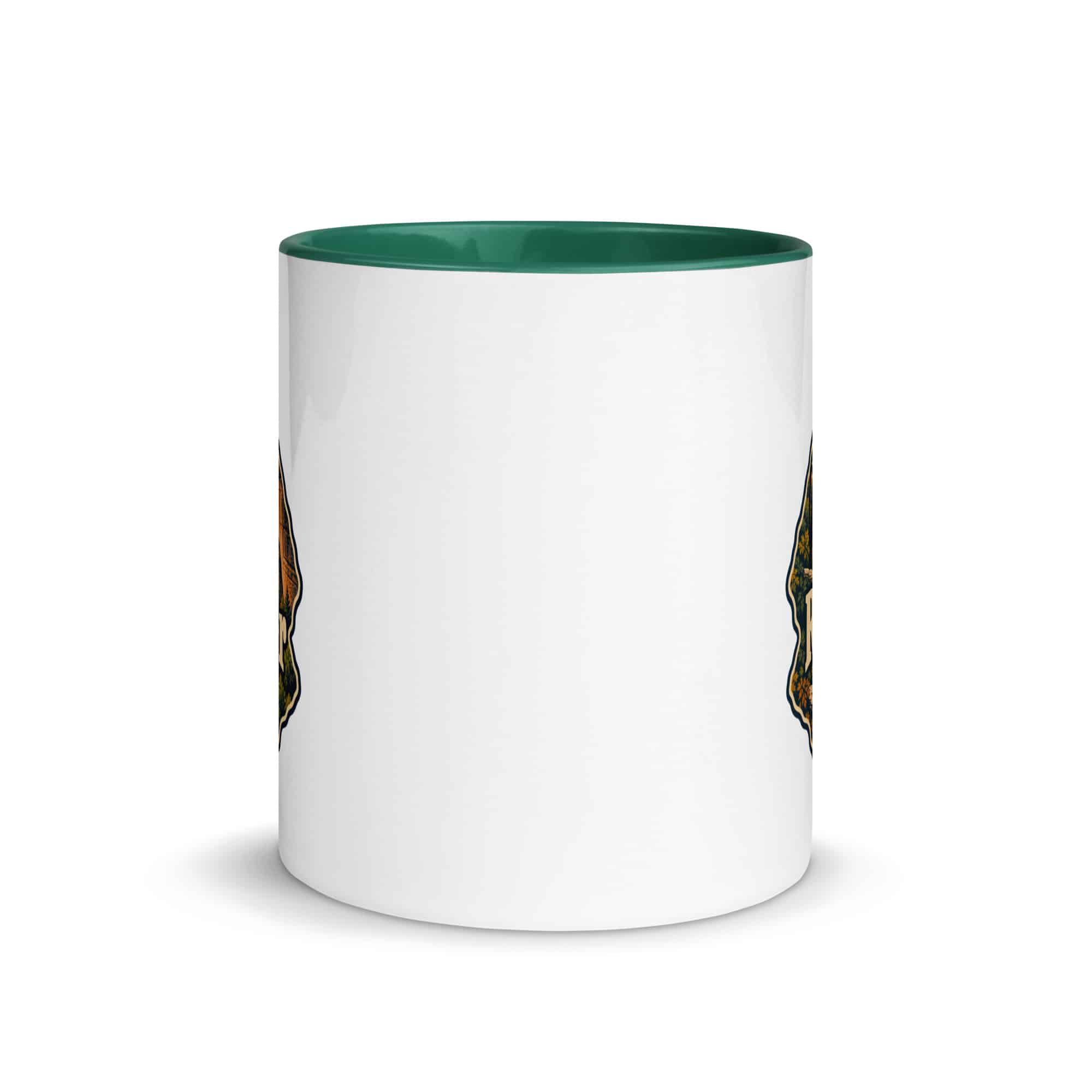 Red River Gorge Color Inside Coffee Mug: Red River Gorge, Scenic Shield Badge
