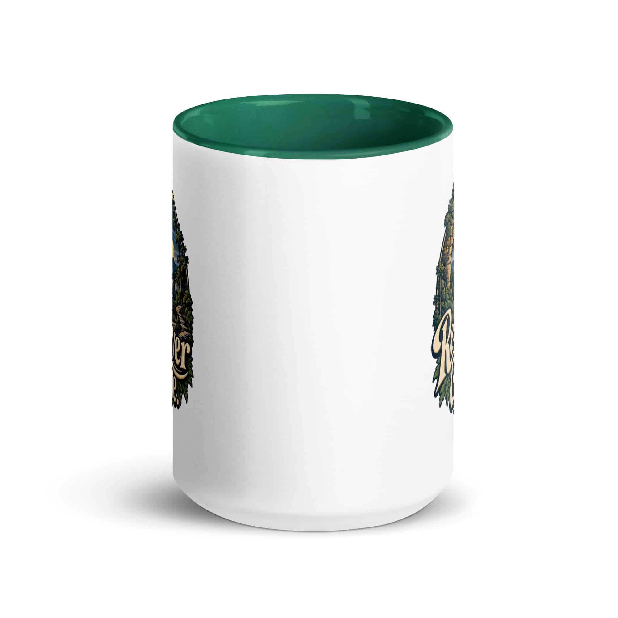Red River Gorge Color Inside Coffee Mug: Red River Gorge, Woodland Scenic Lettering