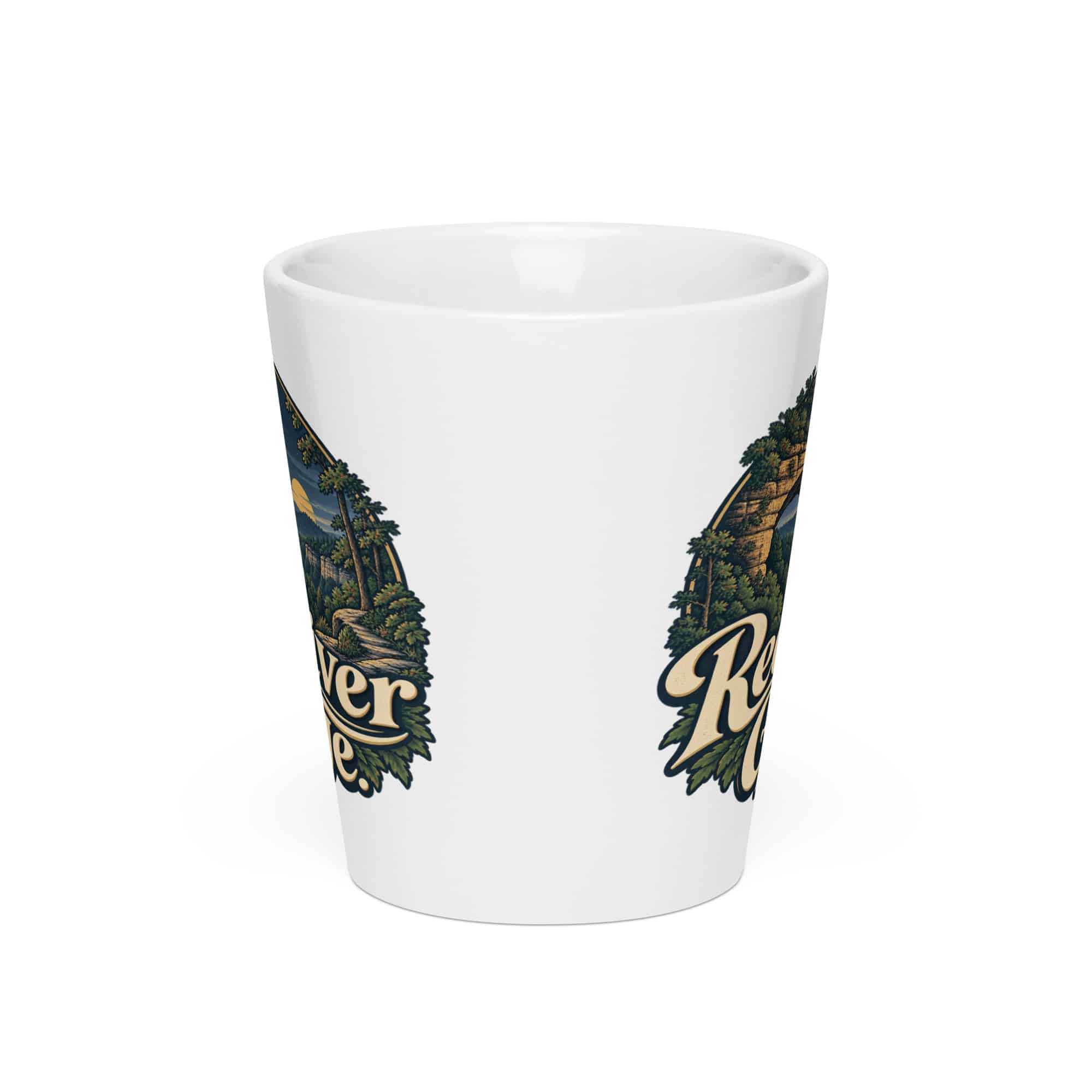 Red River Gorge Latte Mug: Red River Gorge, Woodland Scenic Lettering