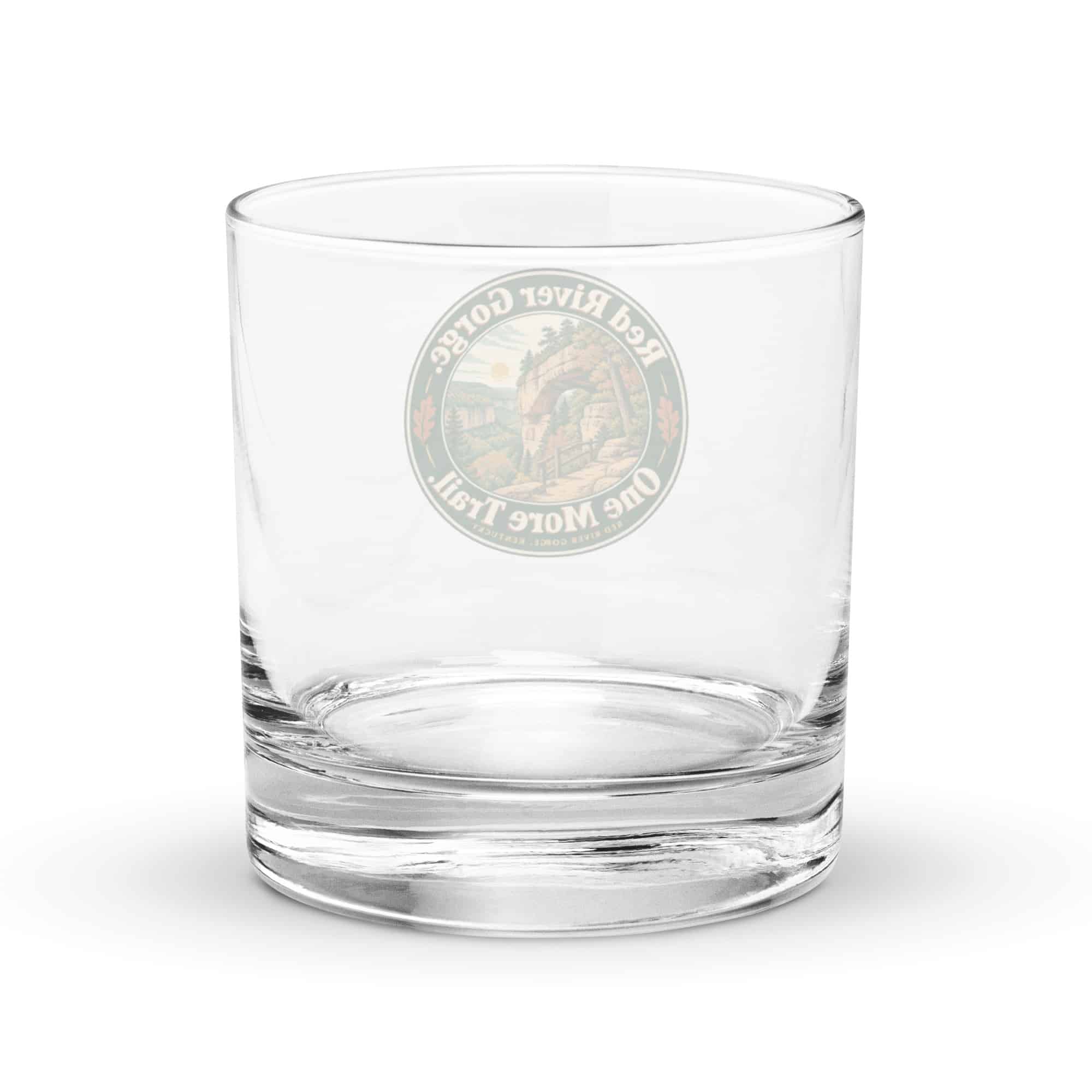 Red River Gorge Rocks Glass: Red River Gorge. One More Trail, Vintage Round Badge