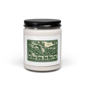 Red River Gorge Soy Wax Candle: Red River Gorge. One More Trail, Forest Ink Stamp - 9oz - Main