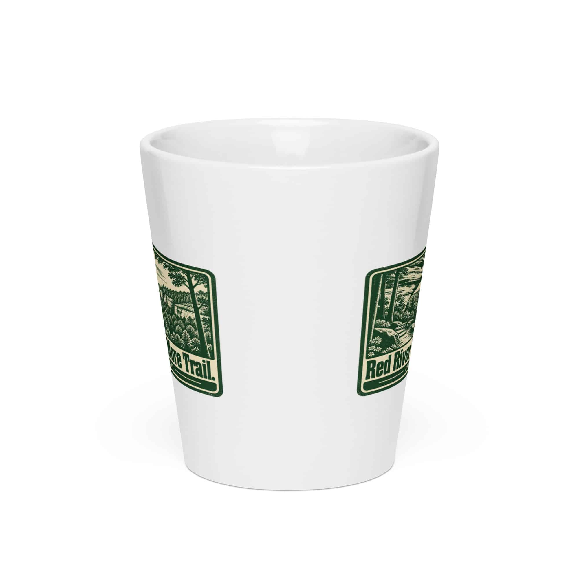 Red River Gorge Latte Mug: Red River Gorge. One More Trail, Forest Ink Stamp