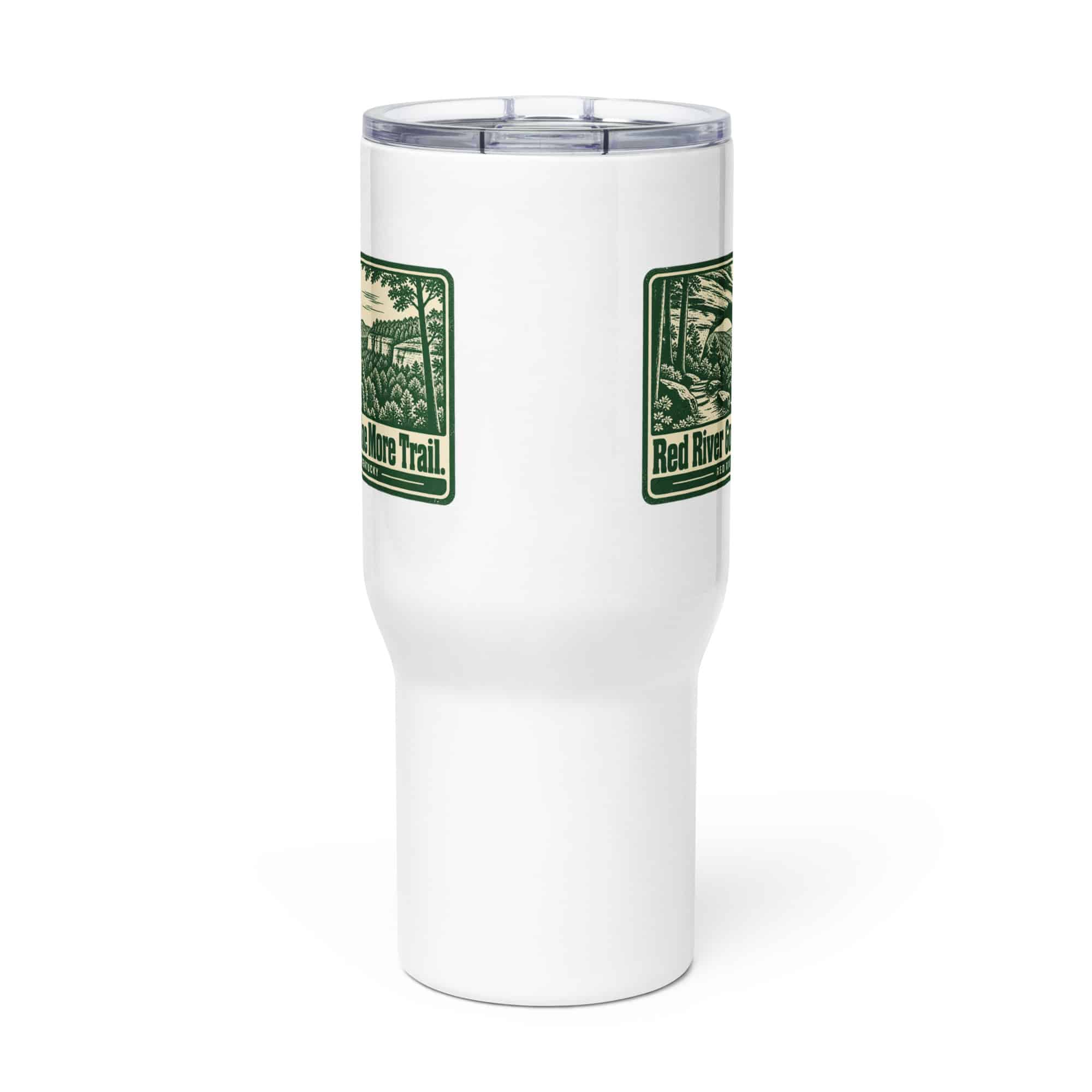 Red River Gorge Travel Mug: Red River Gorge. One More Trail, Forest Ink Stamp
