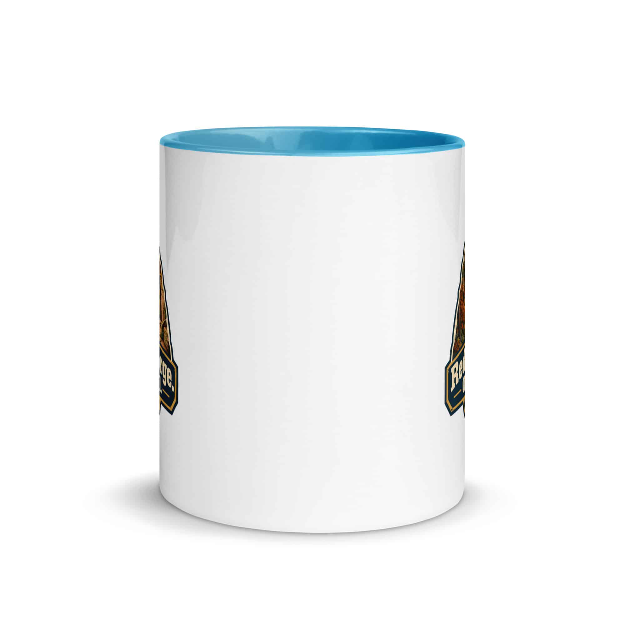 Red River Gorge Color Inside Coffee Mug: Red River Gorge. One More Trail, Scenic Shield Badge