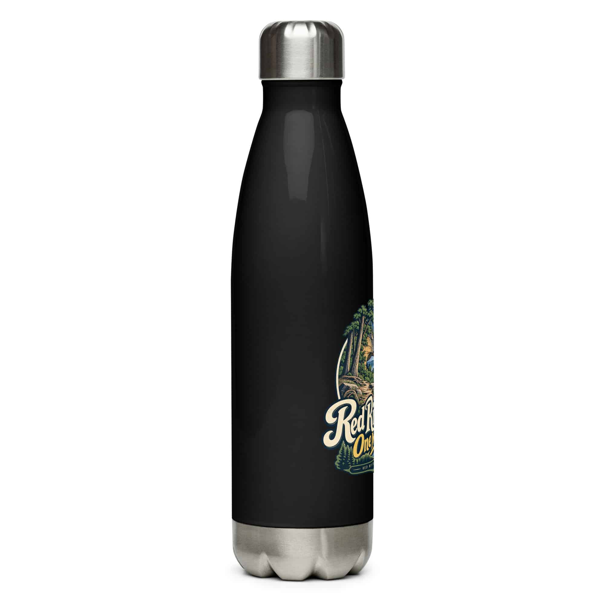 Red River Gorge Stainless Steel Water Bottle: Red River Gorge. One More Trail, Woodland Scenic Lettering