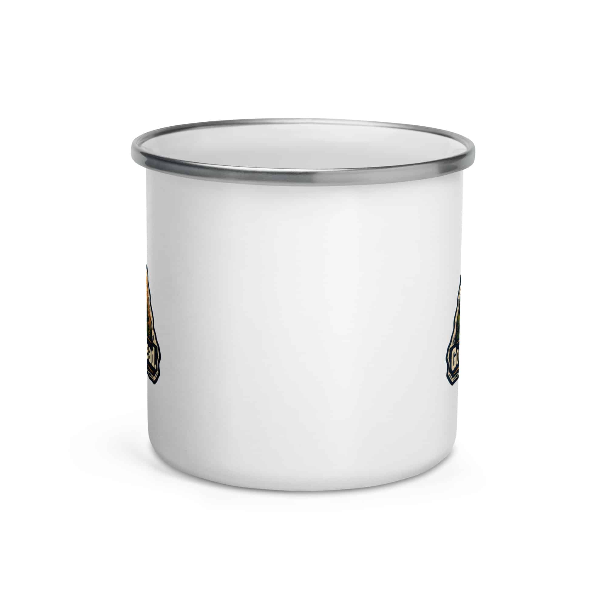 Red River Gorge Enamel Camp Mug: Gorge Air. Clear Head, Scenic Shield Badge