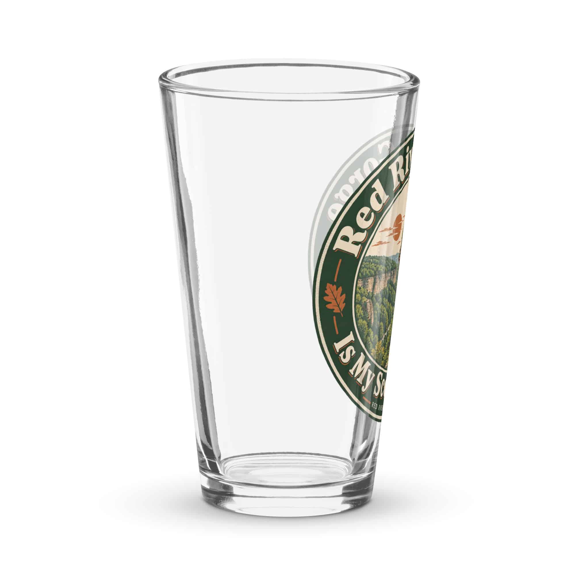 Red River Gorge Pint Glass: Red River Gorge Is My Scenic Detour, Vintage Round Badge