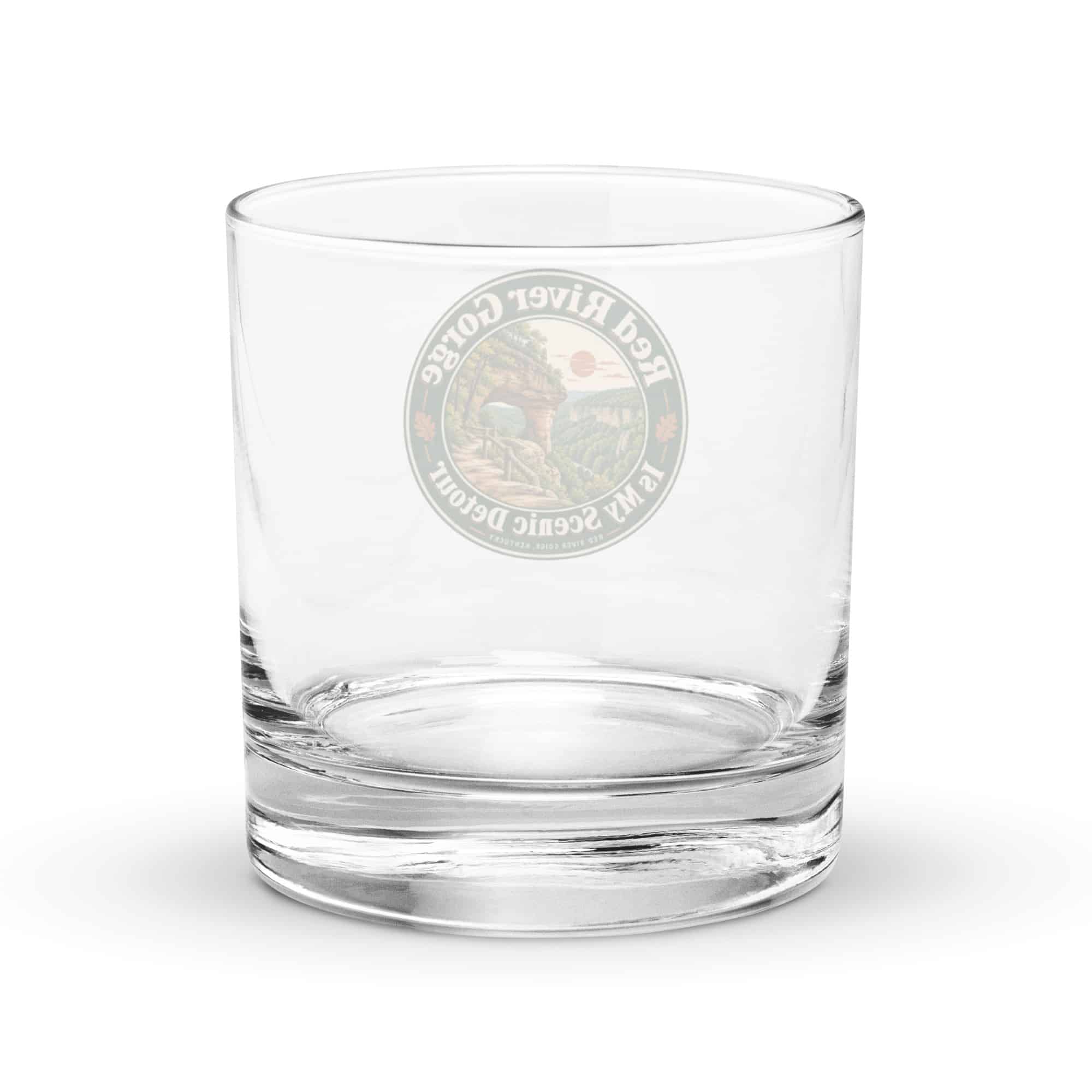 Red River Gorge Rocks Glass: Red River Gorge Is My Scenic Detour, Vintage Round Badge