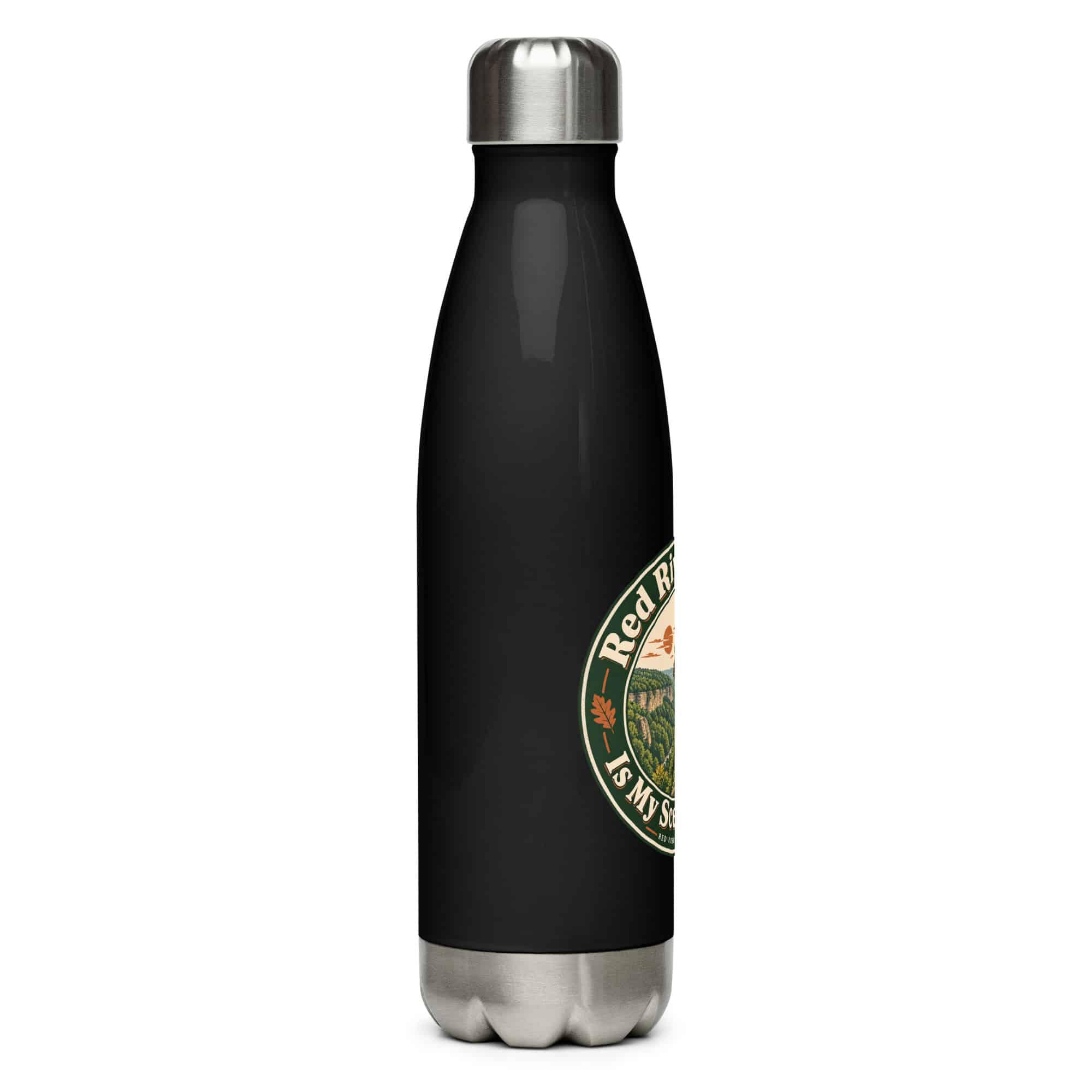 Red River Gorge Stainless Steel Water Bottle: Red River Gorge Is My Scenic Detour, Vintage Round Badge