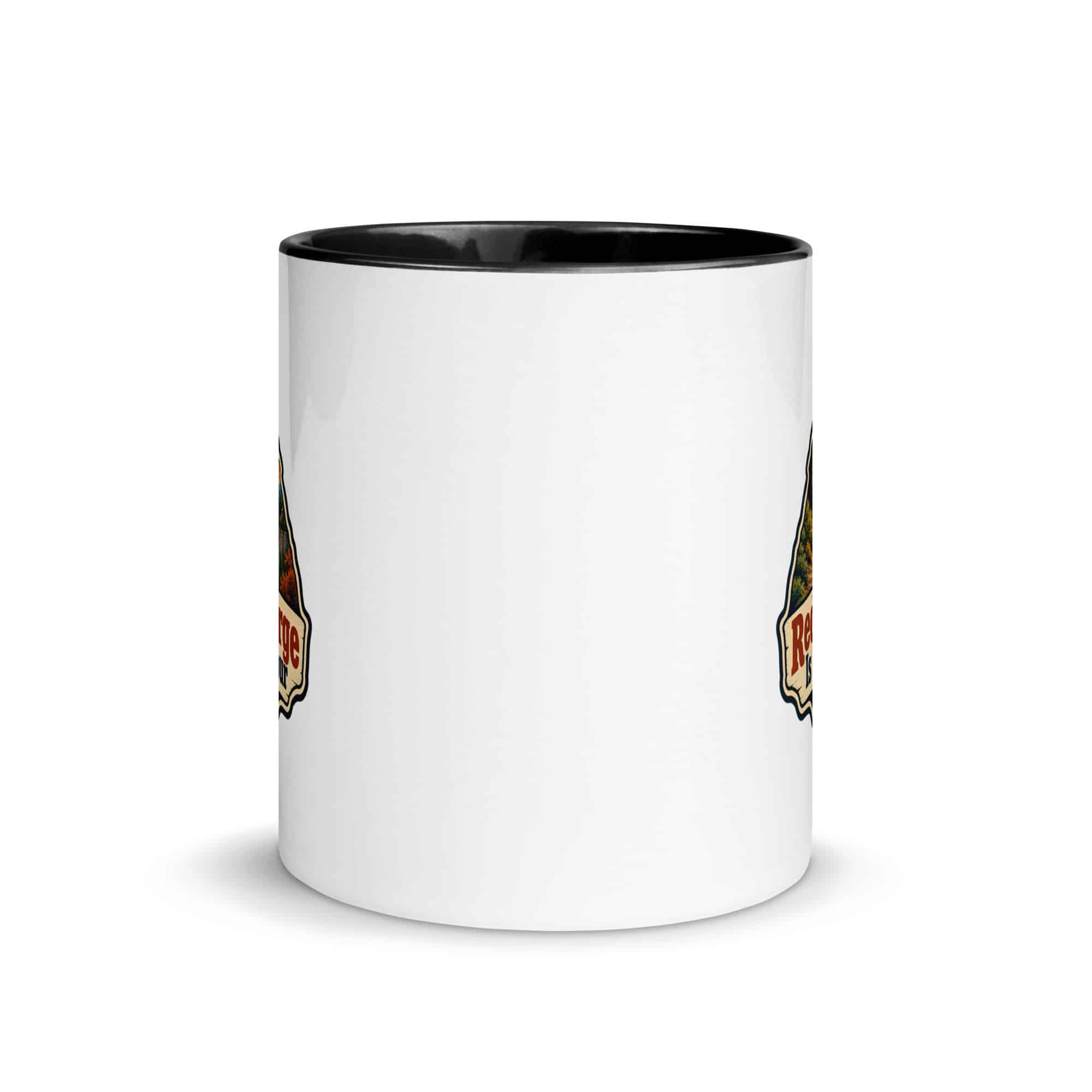 Red River Gorge Color Inside Coffee Mug: Red River Gorge Is My Scenic Detour, Scenic Shield Badge