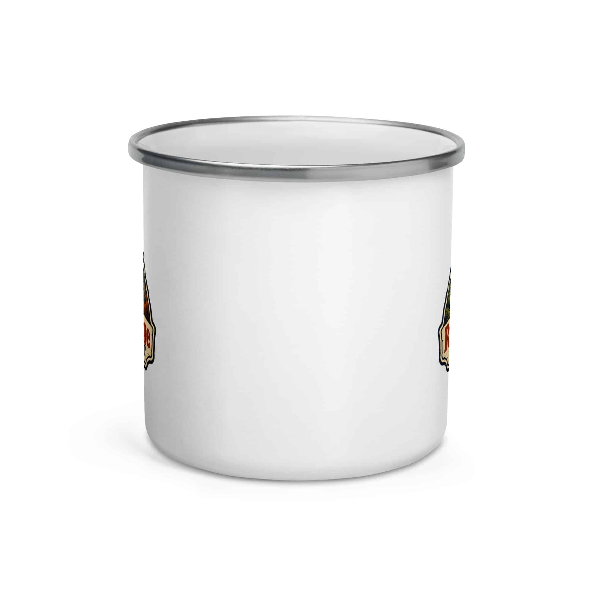Red River Gorge Enamel Camp Mug: Red River Gorge Is My Scenic Detour, Scenic Shield Badge