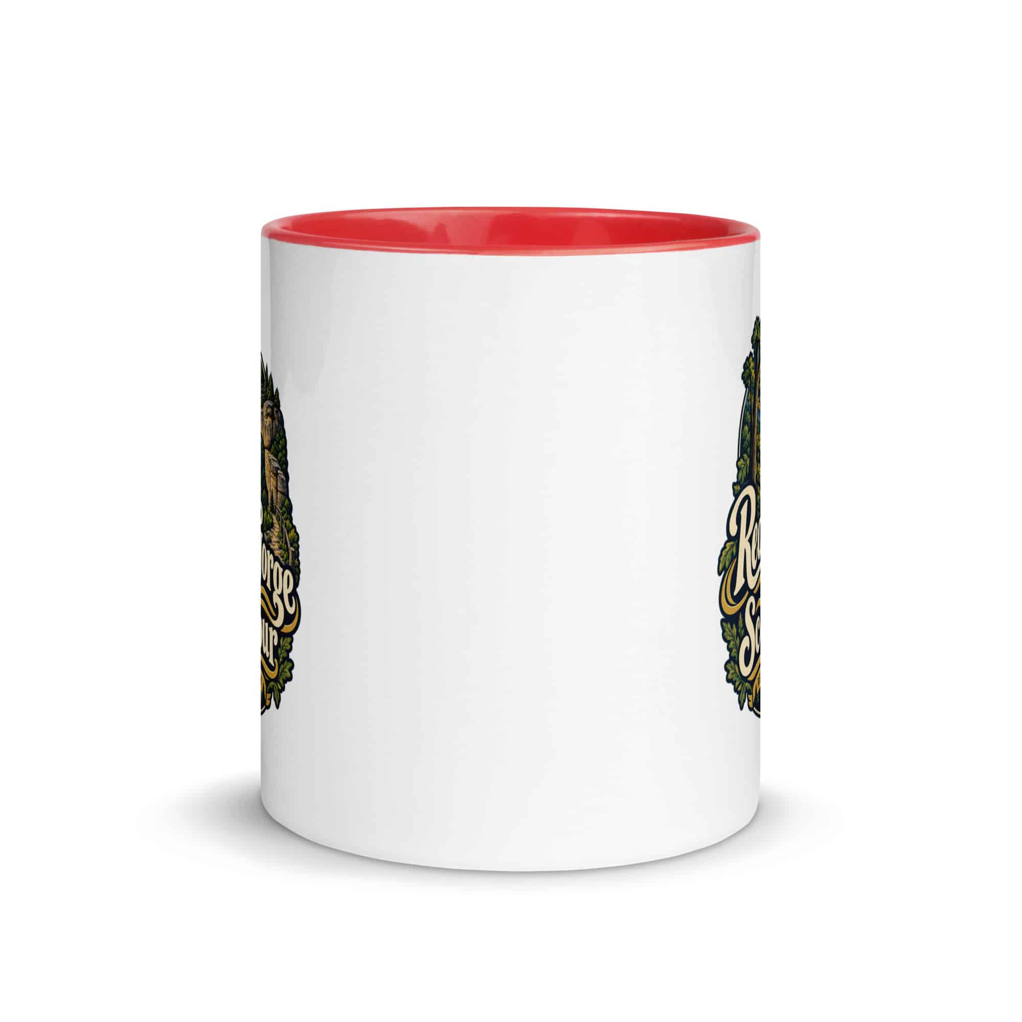 Red River Gorge Color Inside Coffee Mug: Red River Gorge Is My Scenic Detour, Woodland Scenic Lettering