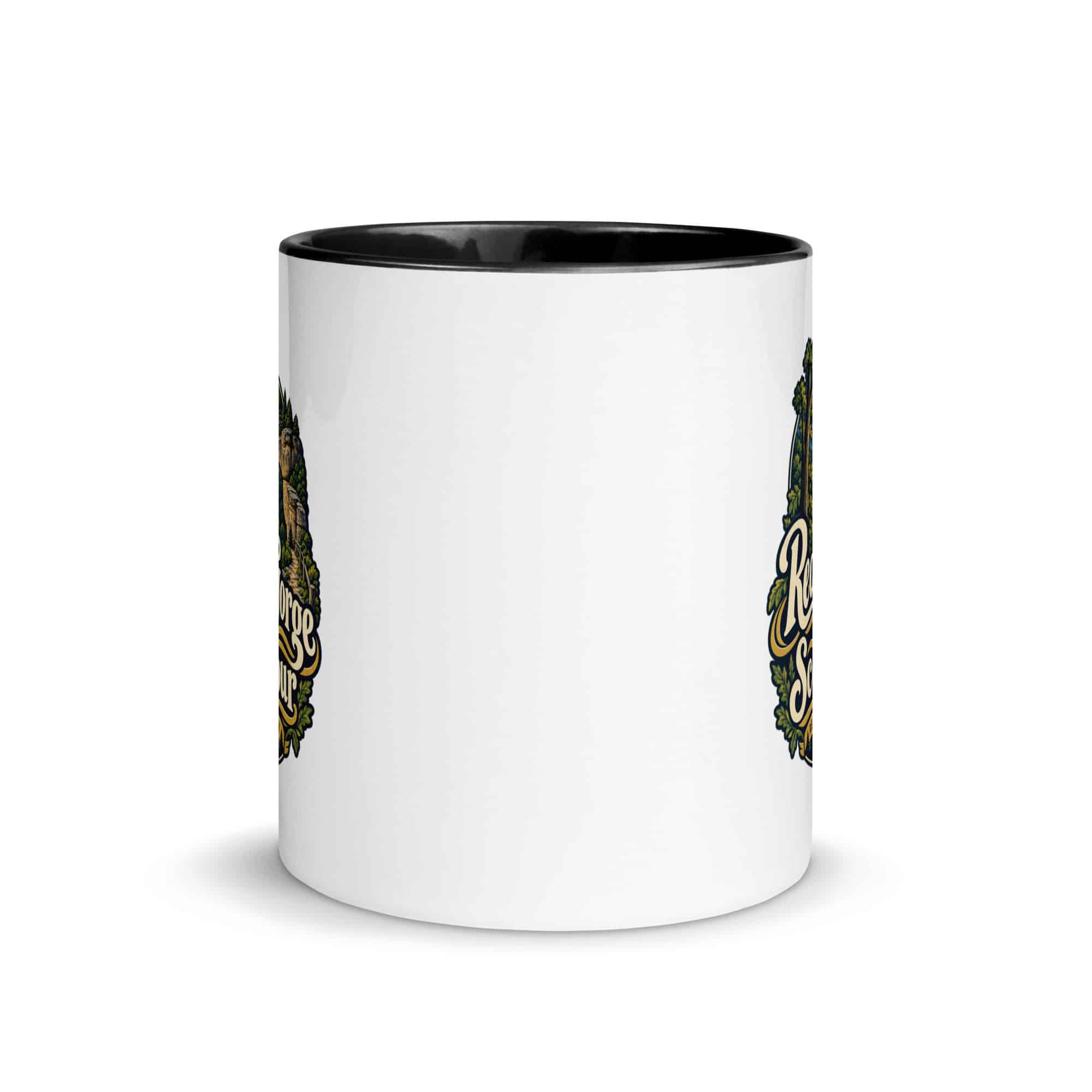 Red River Gorge Color Inside Coffee Mug: Red River Gorge Is My Scenic Detour, Woodland Scenic Lettering