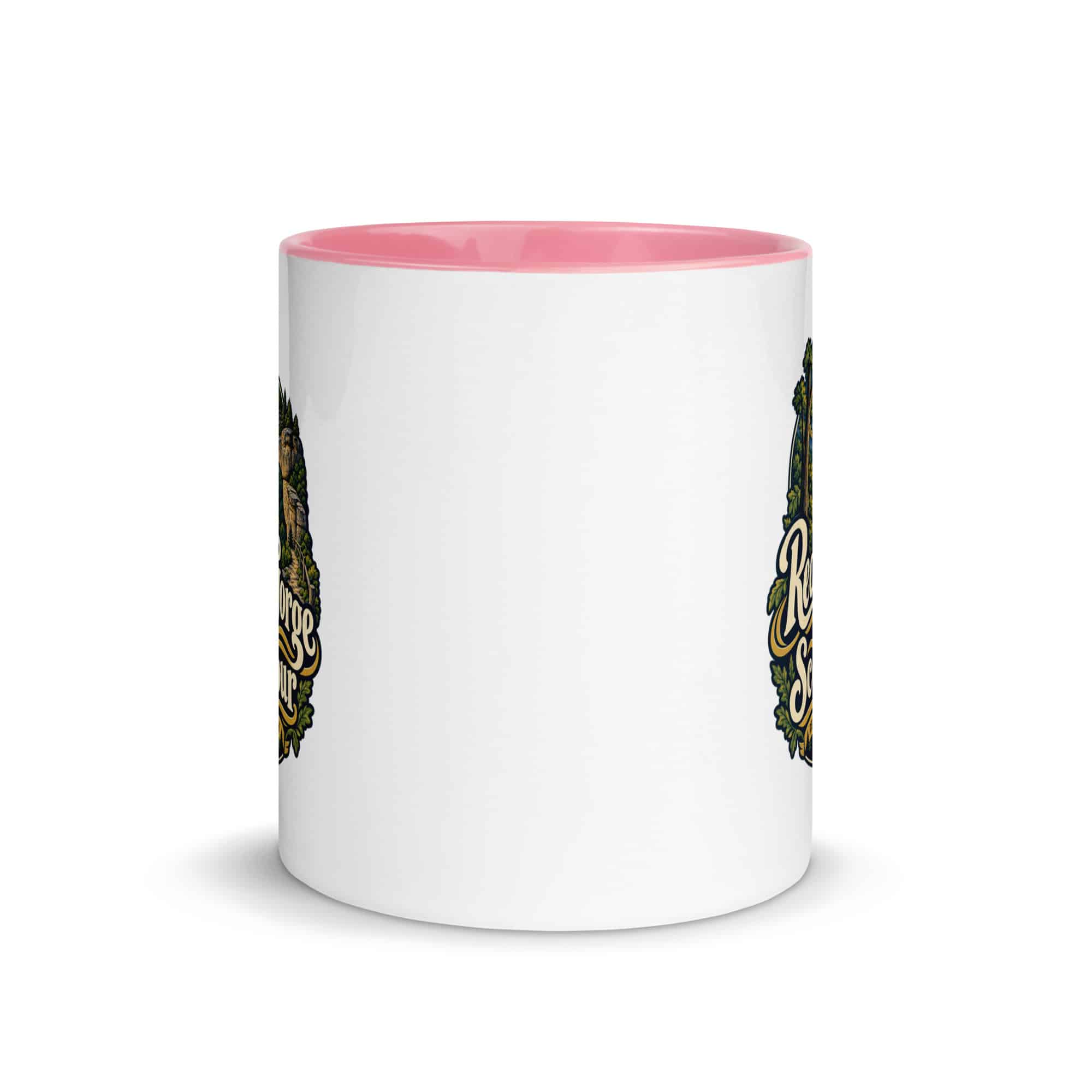 Red River Gorge Color Inside Coffee Mug: Red River Gorge Is My Scenic Detour, Woodland Scenic Lettering