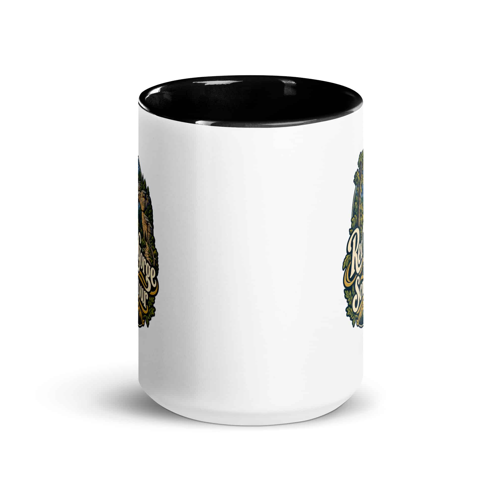 Red River Gorge Color Inside Coffee Mug: Red River Gorge Is My Scenic Detour, Woodland Scenic Lettering