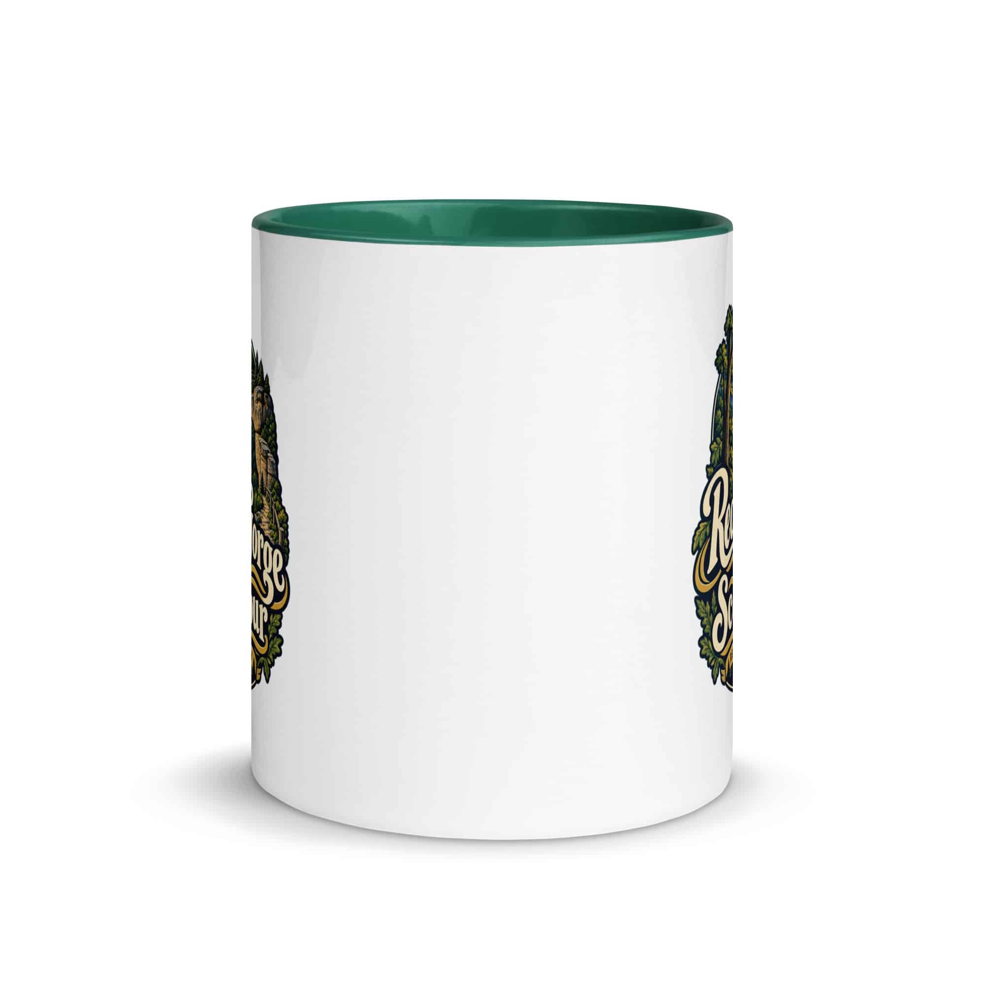 Red River Gorge Color Inside Coffee Mug: Red River Gorge Is My Scenic Detour, Woodland Scenic Lettering