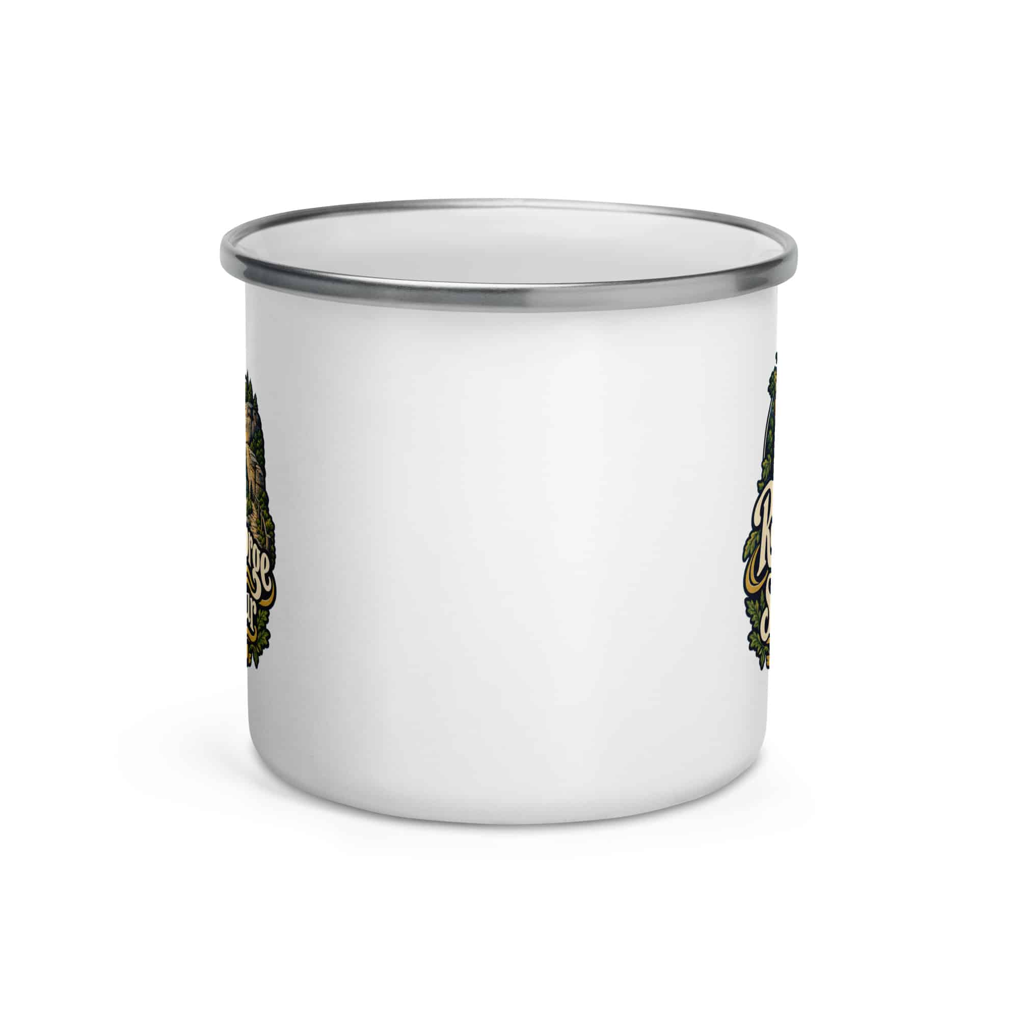 Red River Gorge Enamel Camp Mug: Red River Gorge Is My Scenic Detour, Woodland Scenic Lettering