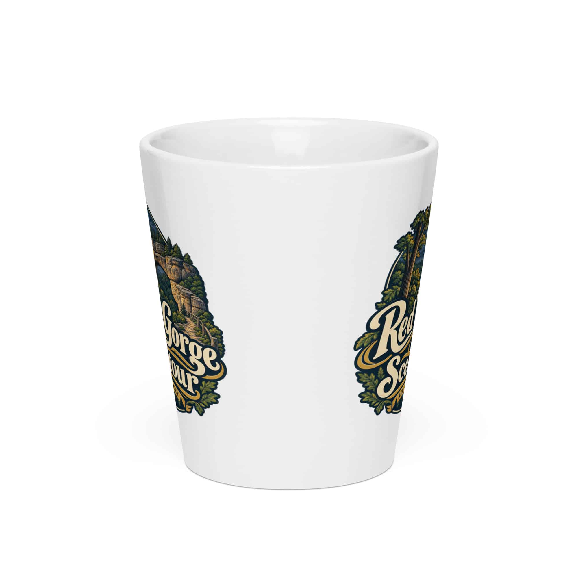 Red River Gorge Latte Mug: Red River Gorge Is My Scenic Detour, Woodland Scenic Lettering