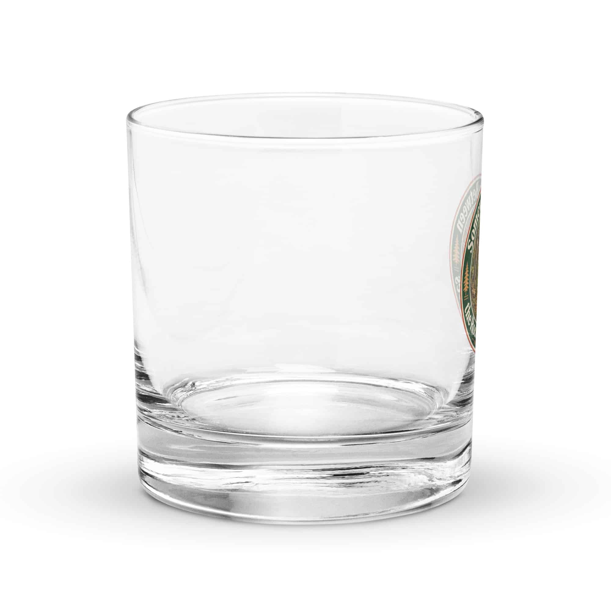 Red River Gorge Rocks Glass: Somewhere Between the Rocks and the Trees, Vintage Round Badge