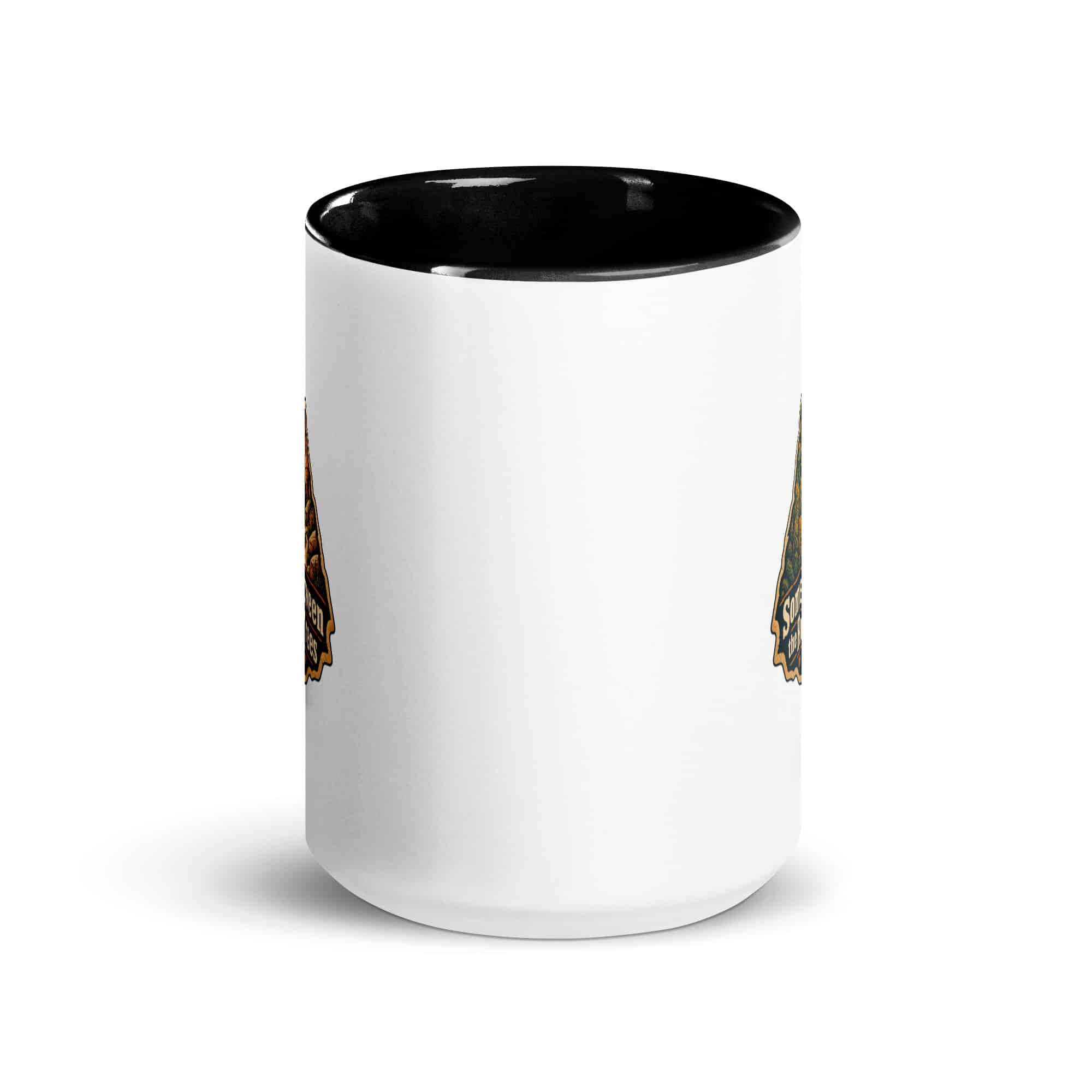 Red River Gorge Color Inside Coffee Mug: Somewhere Between the Rocks and the Trees, Scenic Shield Badge