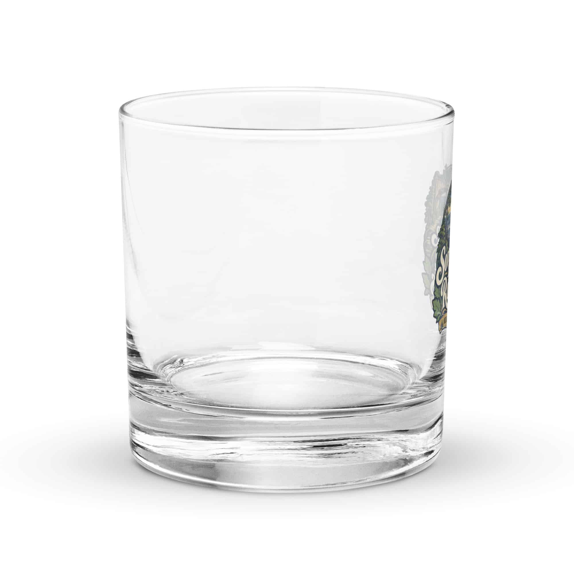 Red River Gorge Rocks Glass: Somewhere Between the Rocks and the Trees, Woodland Scenic Lettering