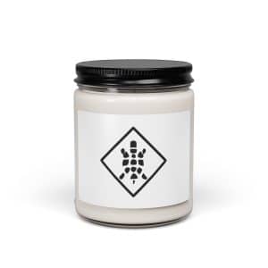 Turtle Diamond Black Soy Wax Candle - 9oz - Main
