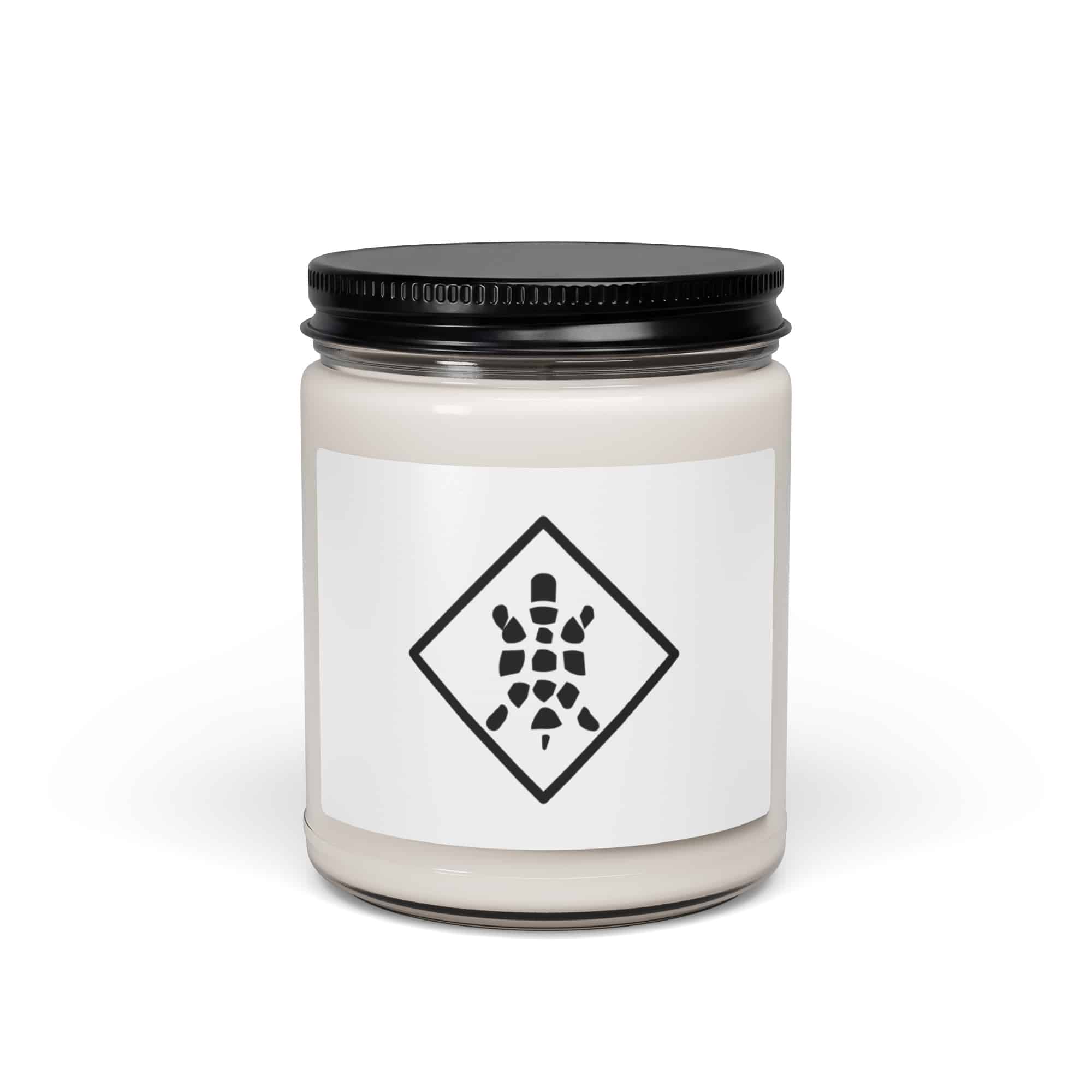 Black Sheltowee Inspired Turtle Diamond Candle