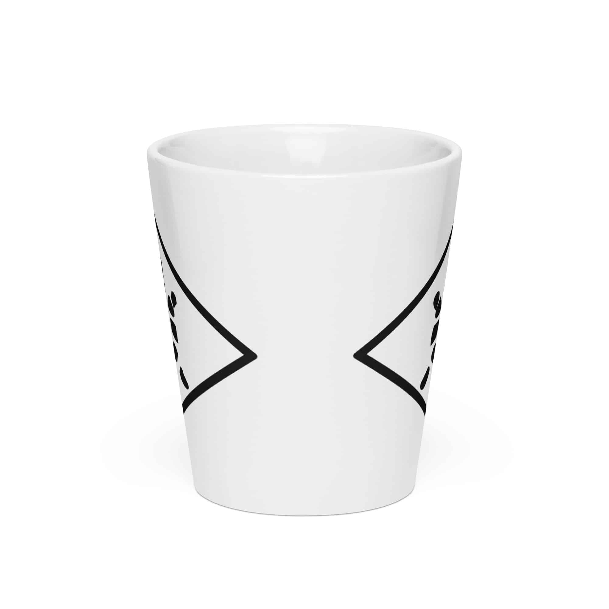 Sheltowee Trace Black Turtle Diamond Latte Mug