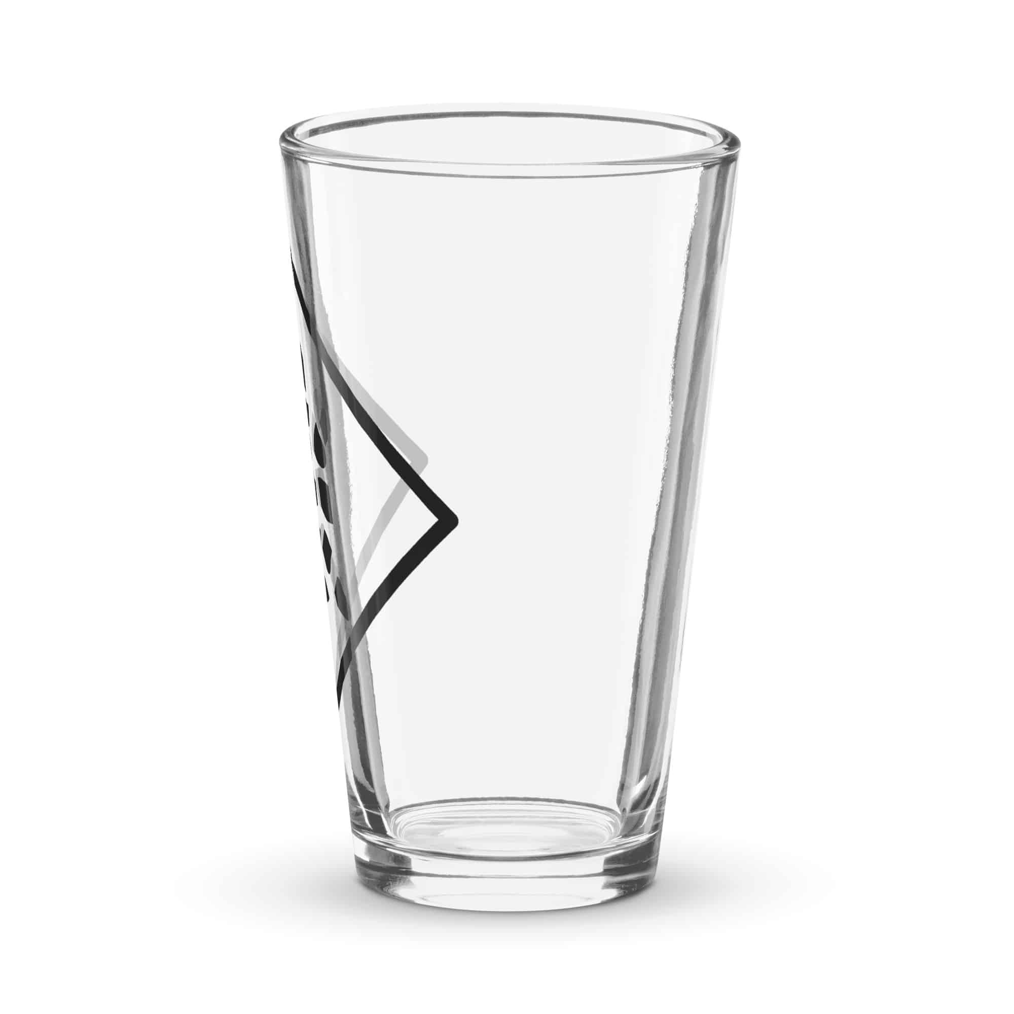 Black Sheltowee Inspired Turtle Diamond Pint Glass