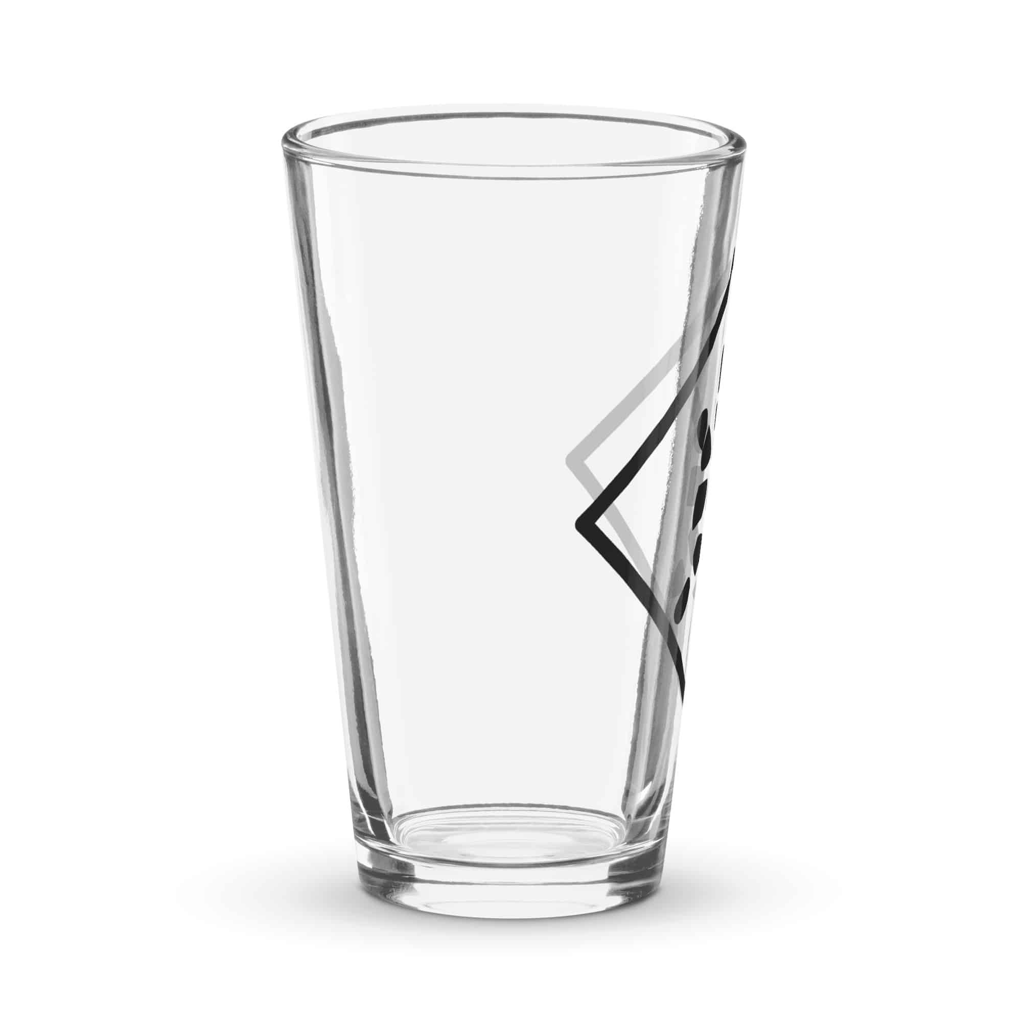 Black Sheltowee Inspired Turtle Diamond Pint Glass