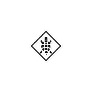 Turtle Diamond Black Vinyl Sticker - 3x3 - Main