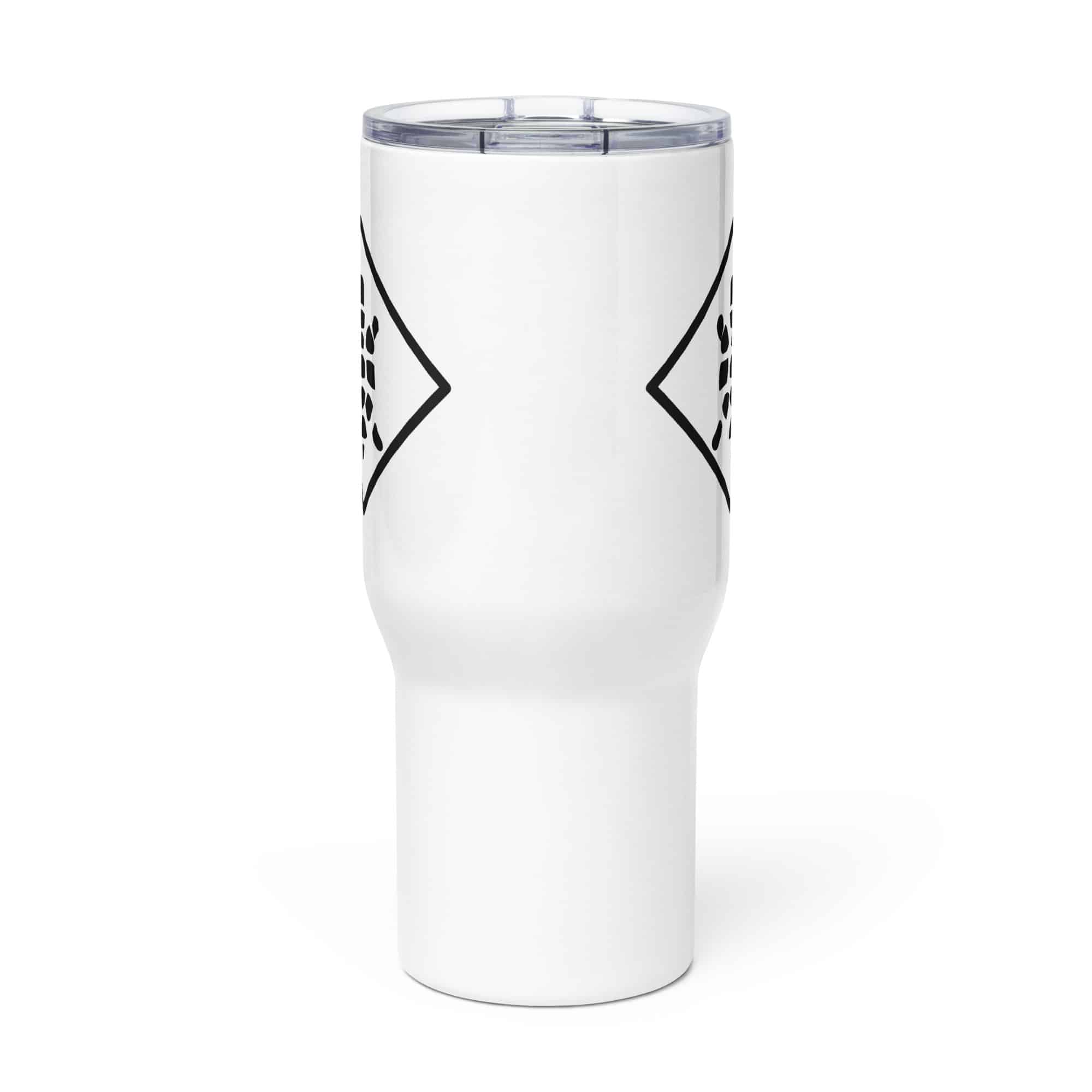 Sheltowee Trace Black Turtle Diamond Travel Mug