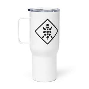 Turtle Diamond Black Travel Mug - 25 oz - Main