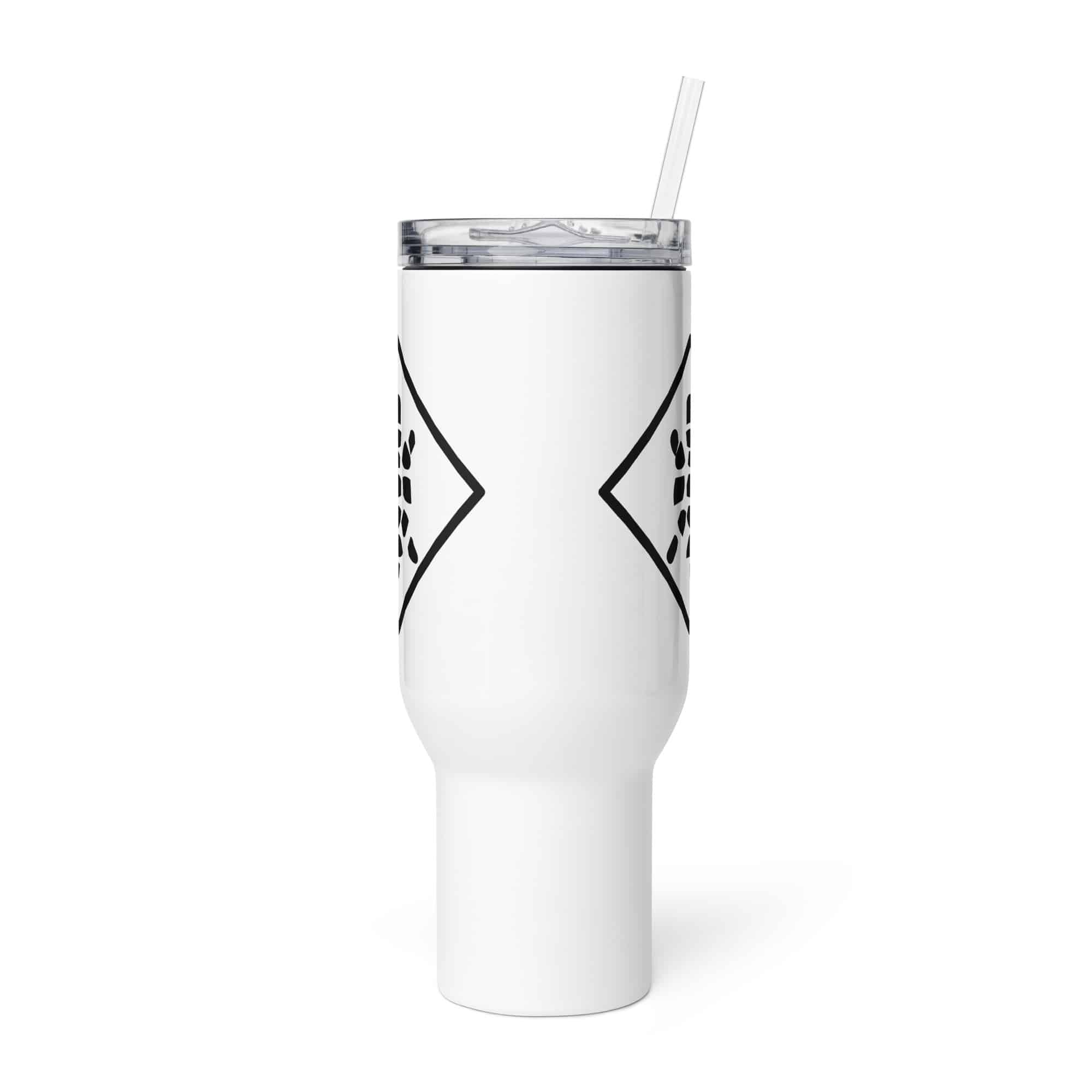 Sheltowee Trace Black Turtle Diamond Travel Mug