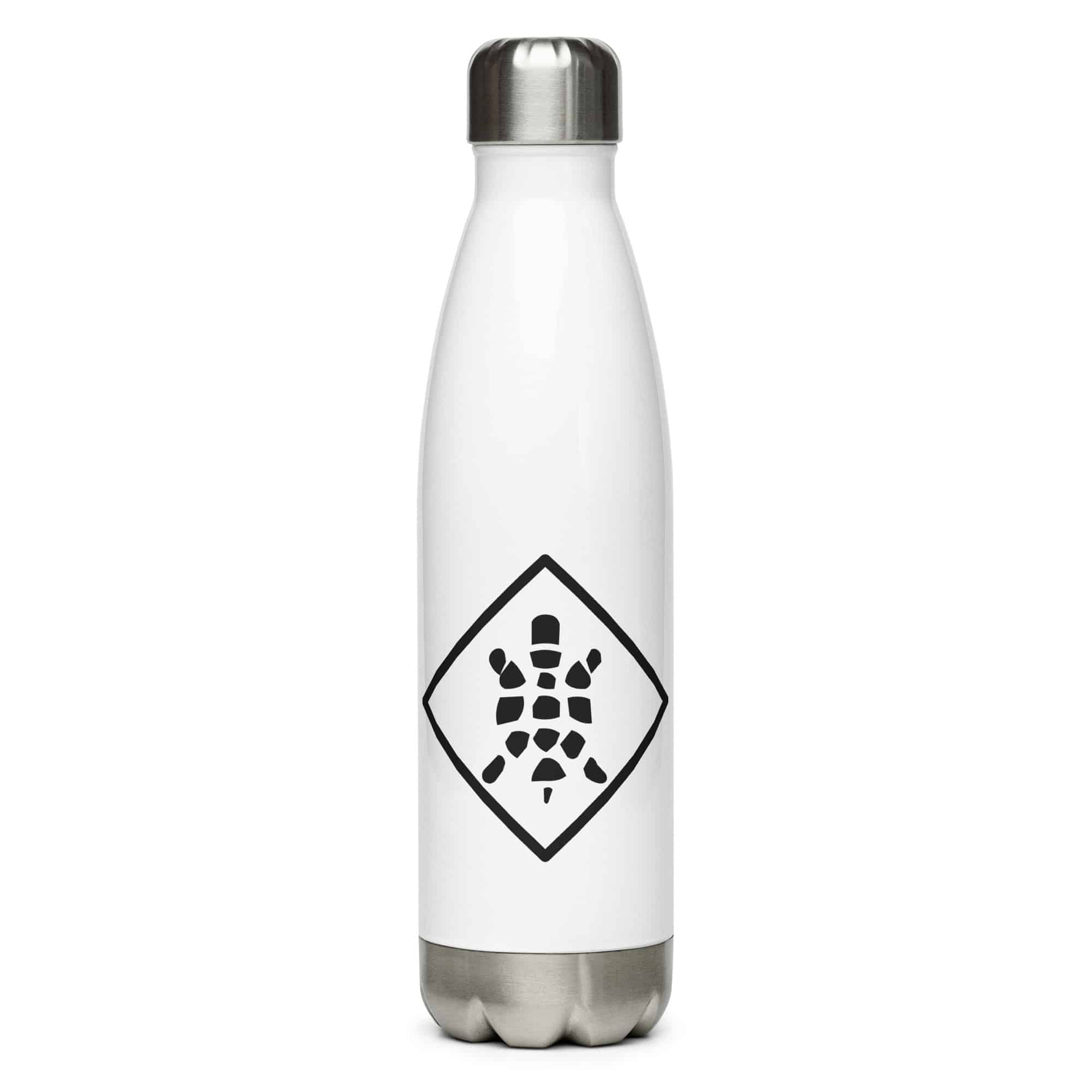 Black Sheltowee Inspired Turtle Diamond Water Bottle