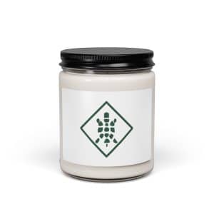 Turtle Diamond Forest Green Soy Wax Candle - 9oz - Main
