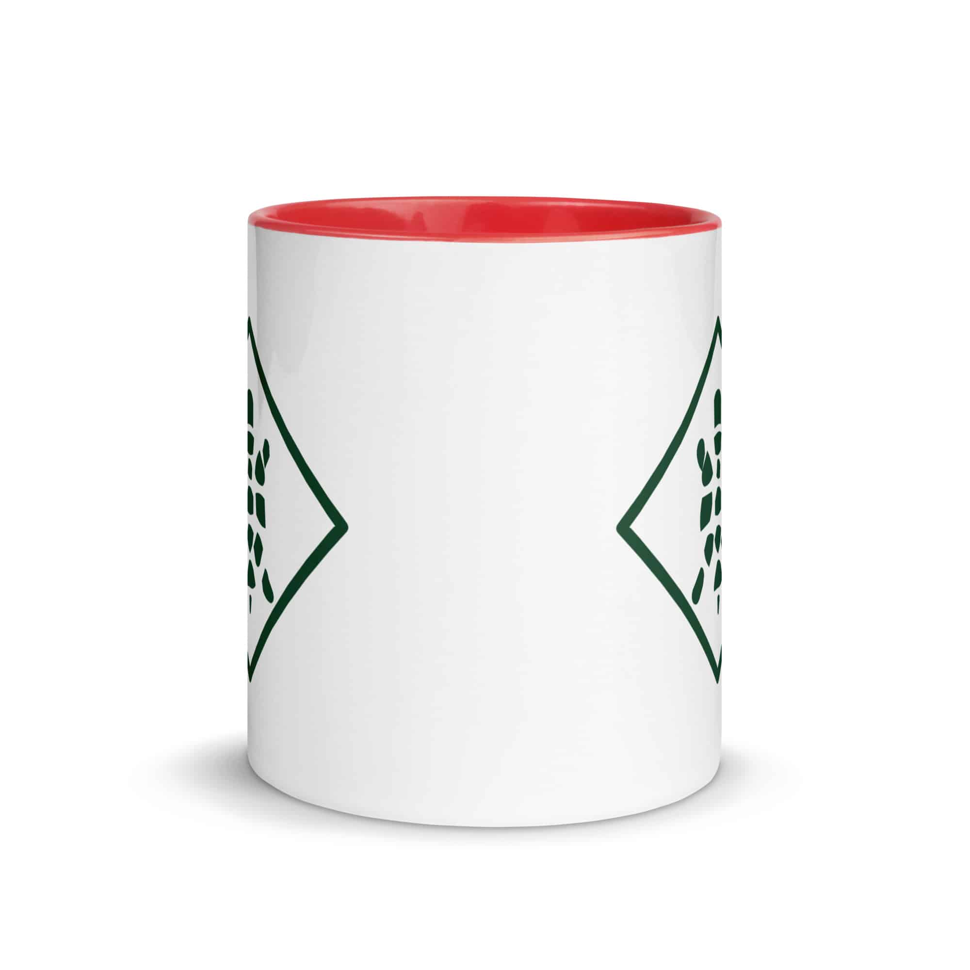 Forest Green Sheltowee Inspired Turtle Diamond Color Inside Mug