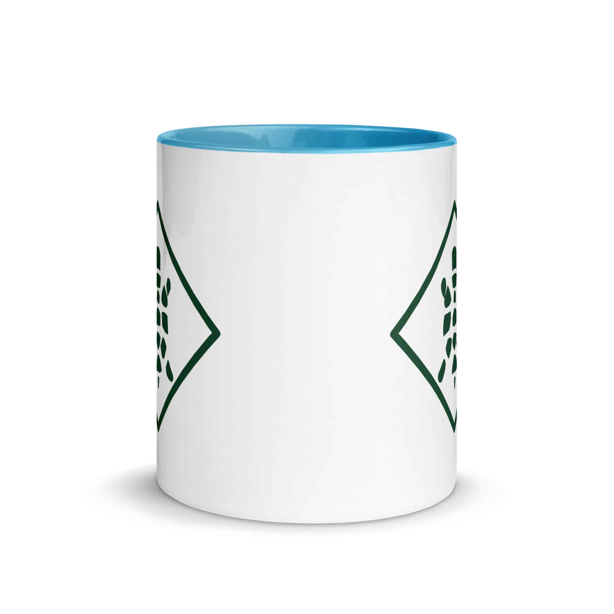 Forest Green Sheltowee Inspired Turtle Diamond Color Inside Mug