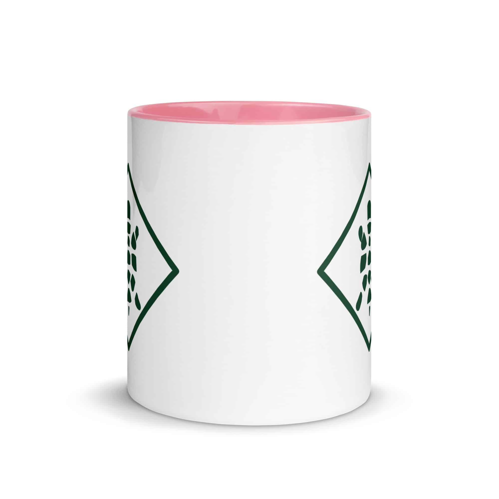 Forest Green Sheltowee Inspired Turtle Diamond Color Inside Mug