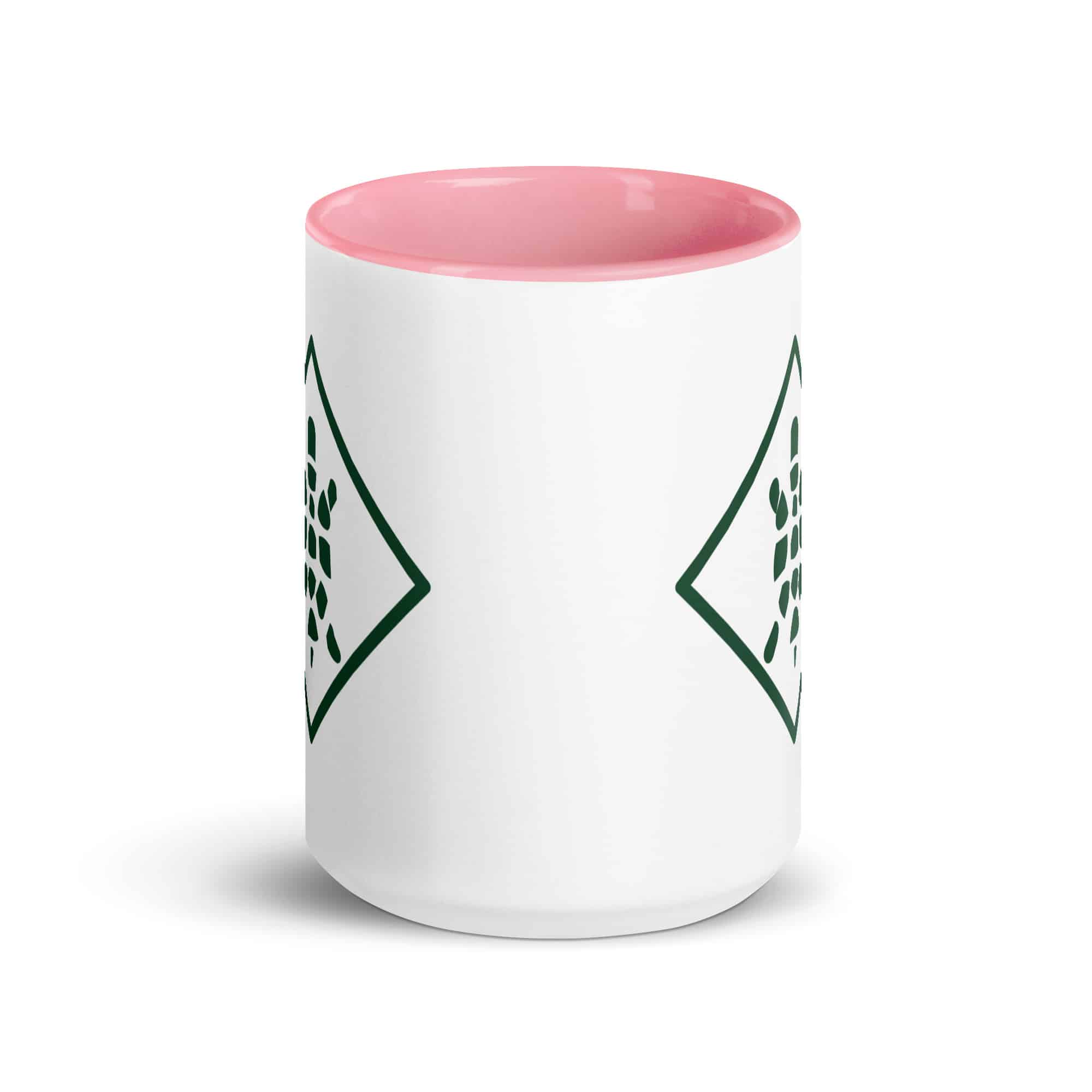 Forest Green Sheltowee Inspired Turtle Diamond Color Inside Mug