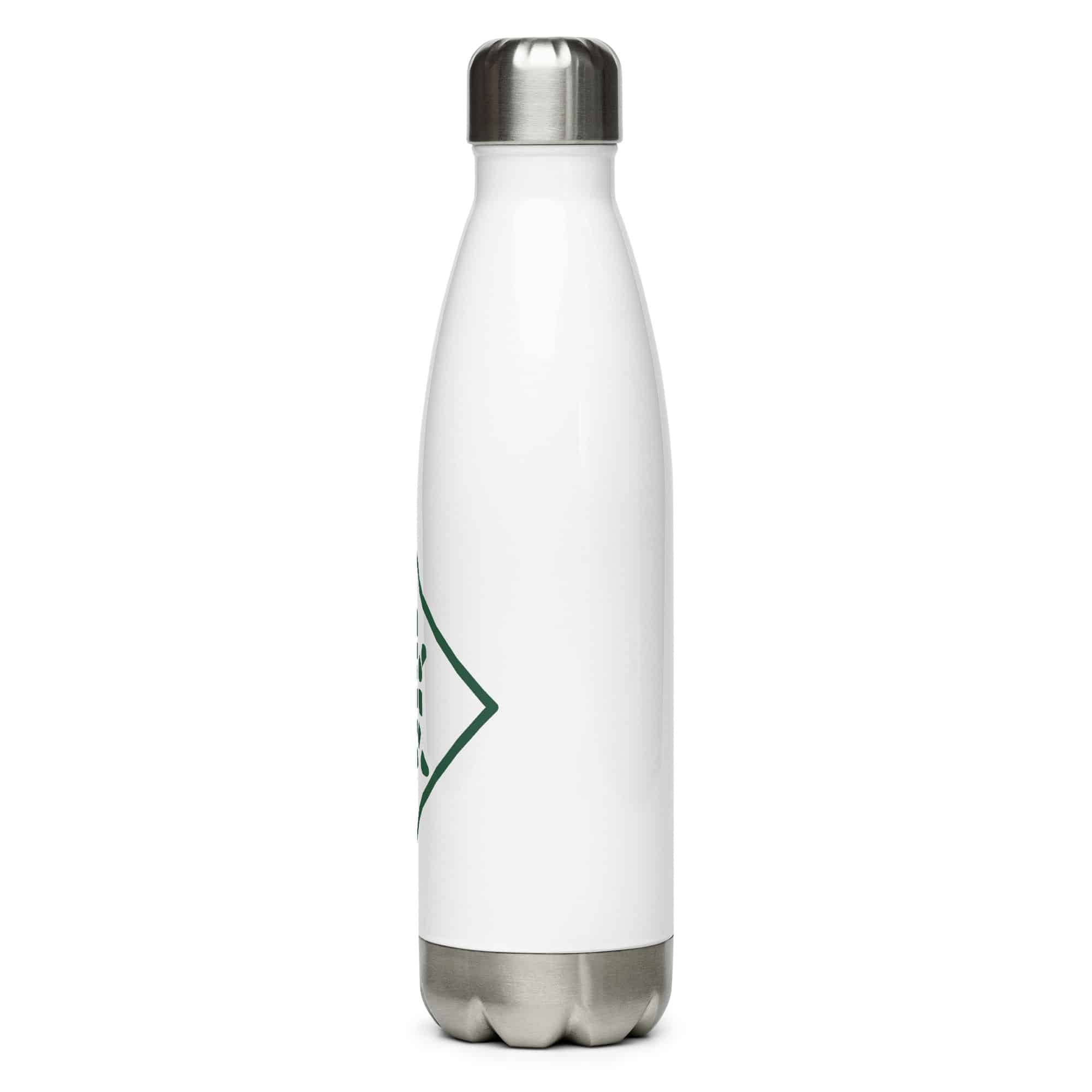 Forest Green Sheltowee Inspired Turtle Diamond Water Bottle